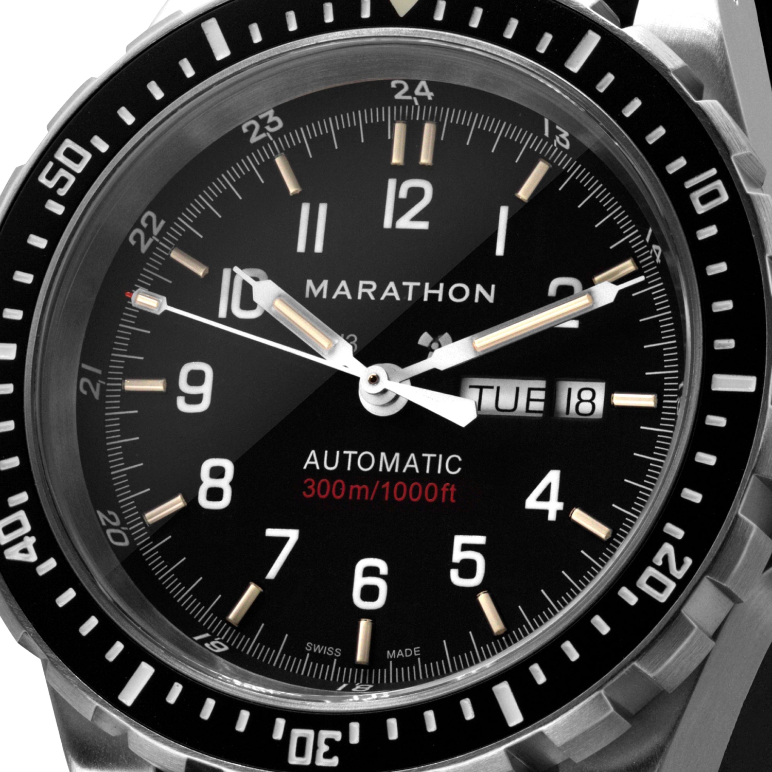 MARATHON-Jumbo Day/Date Automatic with Stainless Steel Bracelet with the the Canadian Armed Forces Clasp 46mm