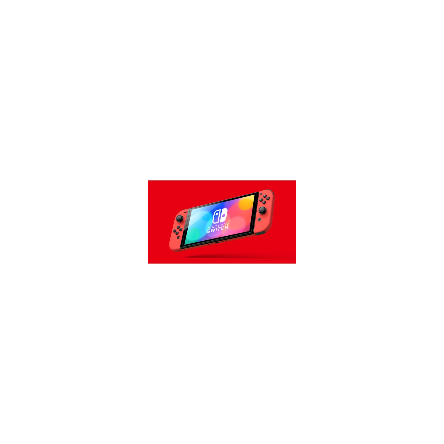 Refurbished (Excellent) - Nintendo Switch (OLED Model) Console - Mario Red Edition
