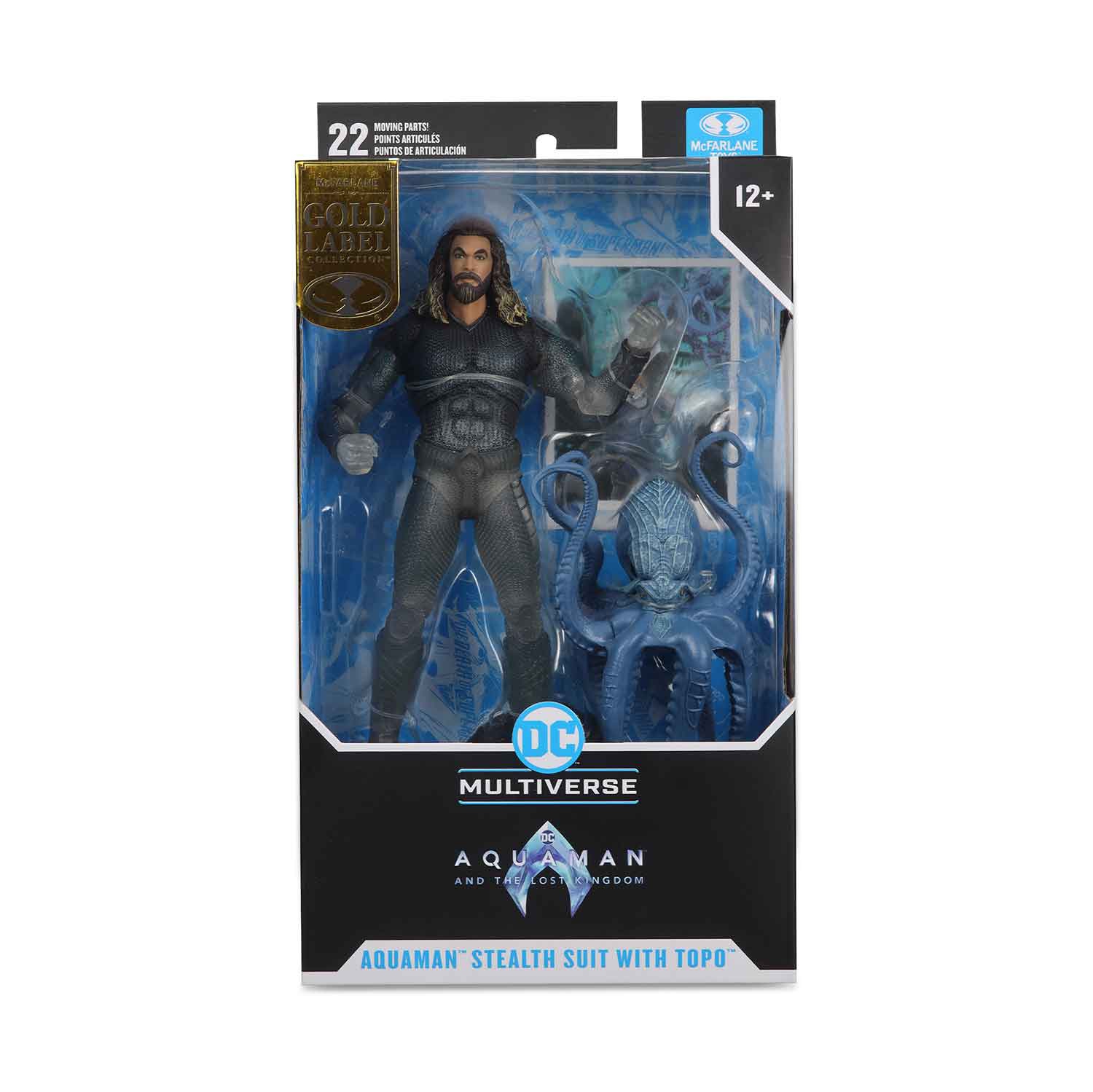 DC Multiverse Aquaman et The Lost Kingdom de 7 po en exclusivité - Aquaman avec Topo Gold Label