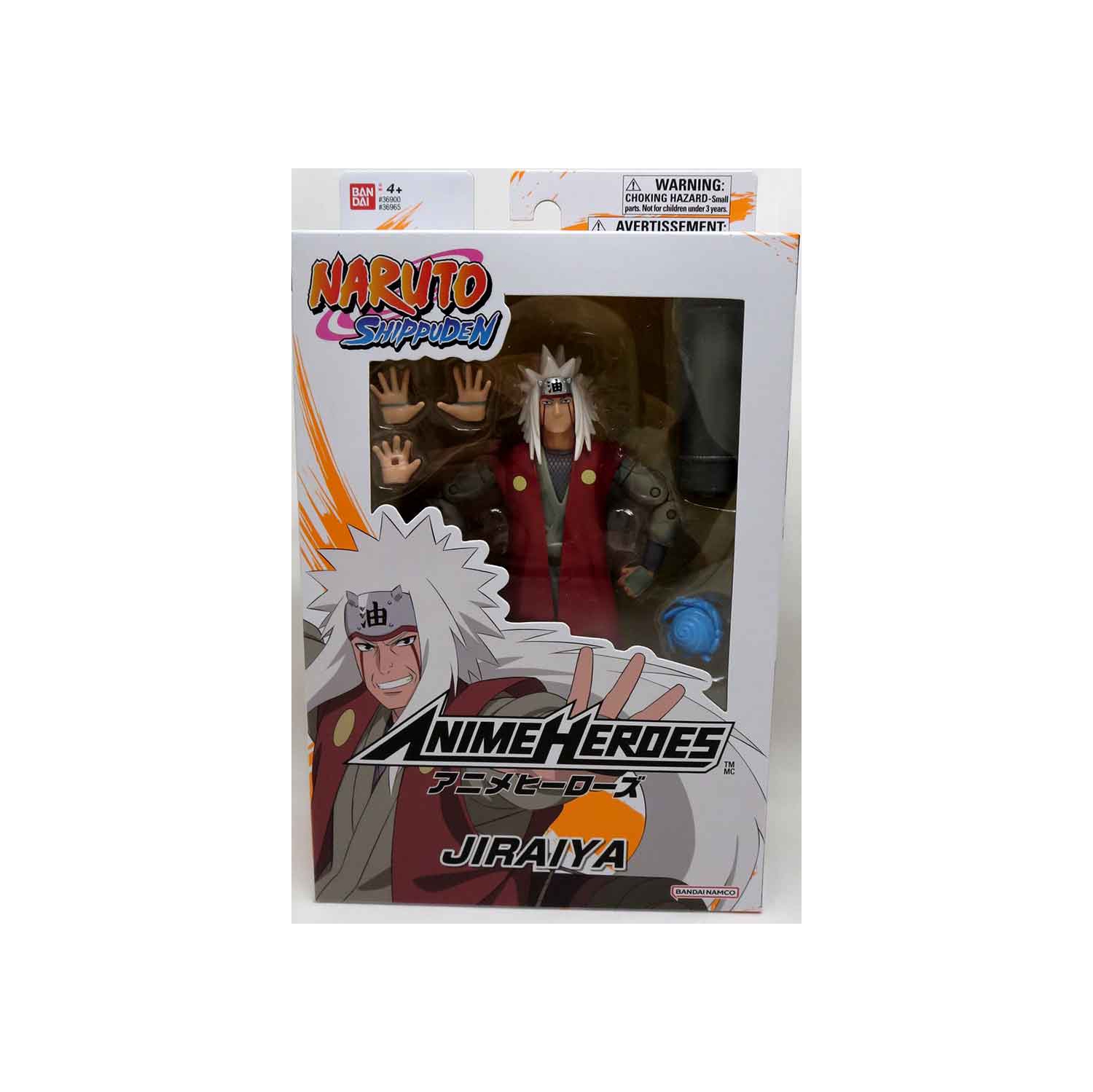 Naruto Shippuden - Jiraiya - Anime Heroes - Bandai action figure