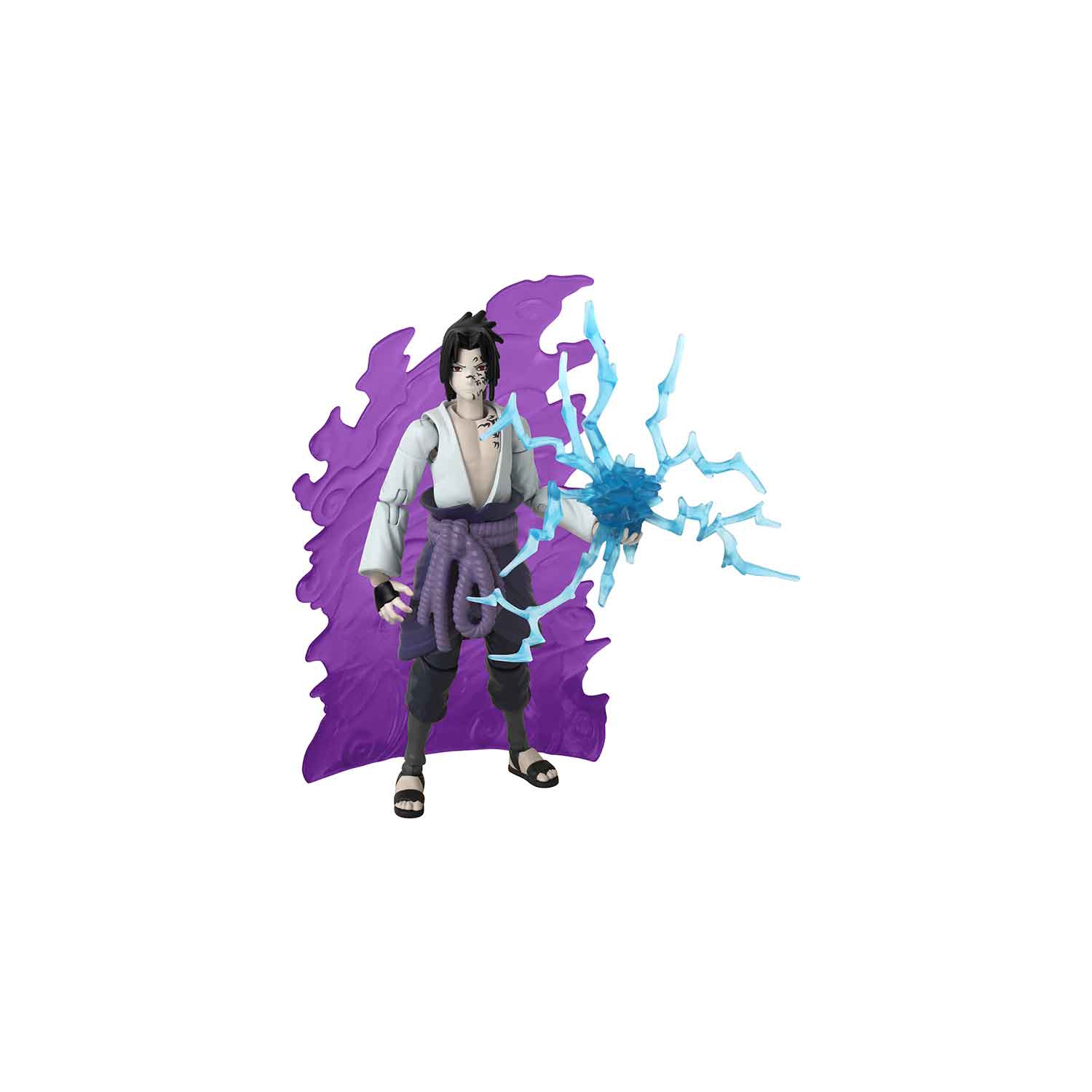 Naruto Shippuden 6 Inch Action Figure Anime Heroes - Sasuke Uchiha Curse Mark Transformation