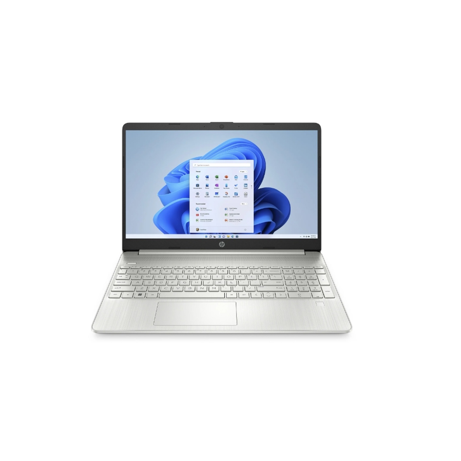 HP 15.6" FHD Laptop, Intel Core i3-1215U, 16GB RAM, 256GB SSD, Silver, Windows 11 Home, Intel UHD Graphics, Numeric Keypad, HD Webcam, 1 Year Warranty