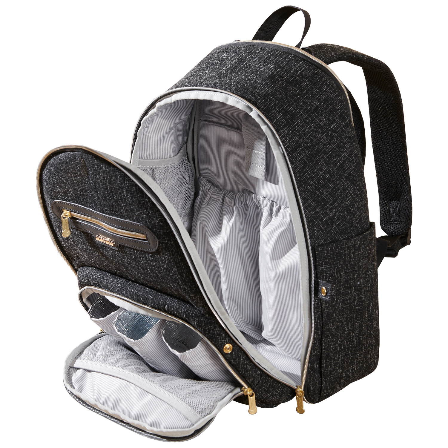 Sunveno Tweed Foldable Diaper Bag Backpack