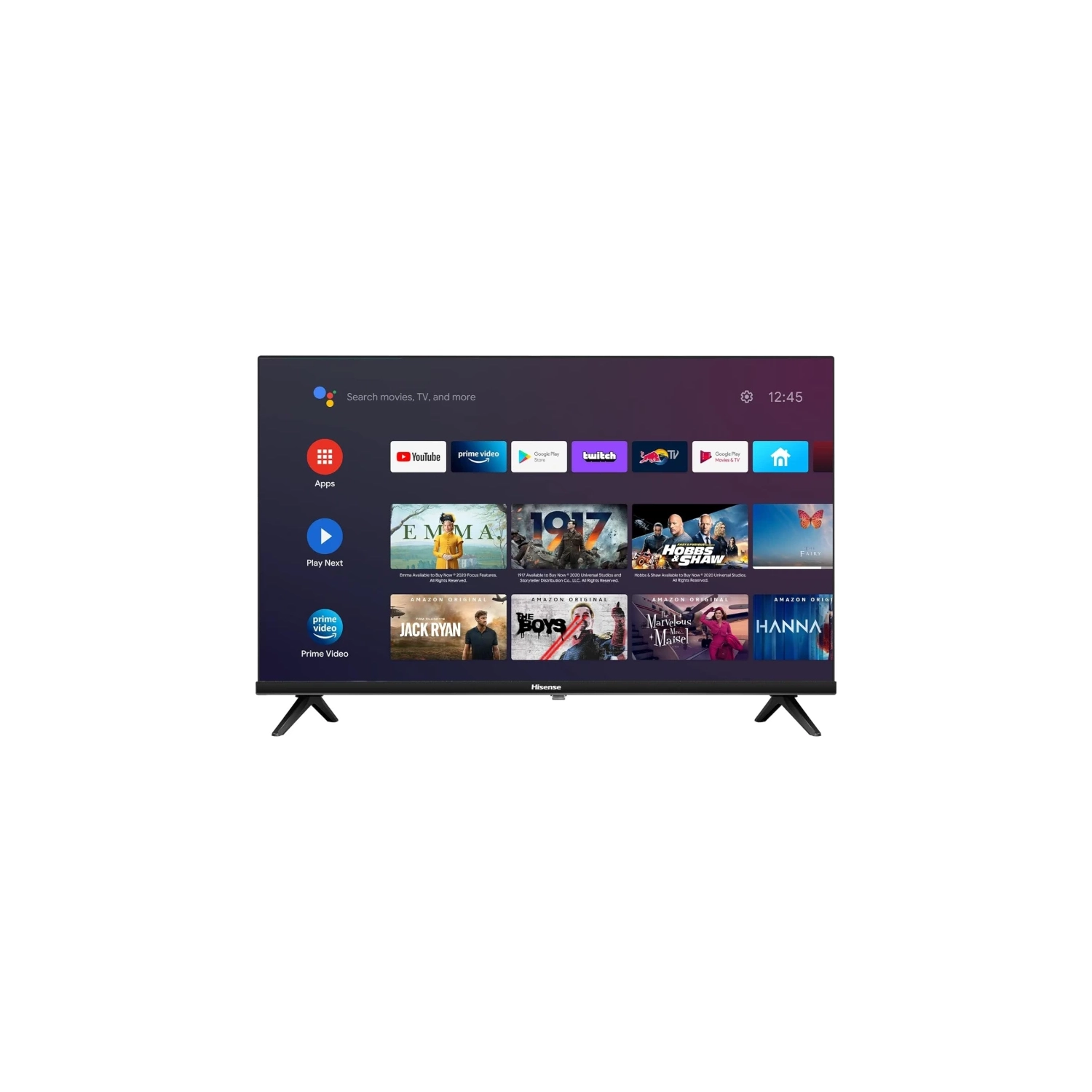Hisense 40A4KV téléviseur intelligent HD intégrale 1080P 40 po avec DTS TruSurround 2023