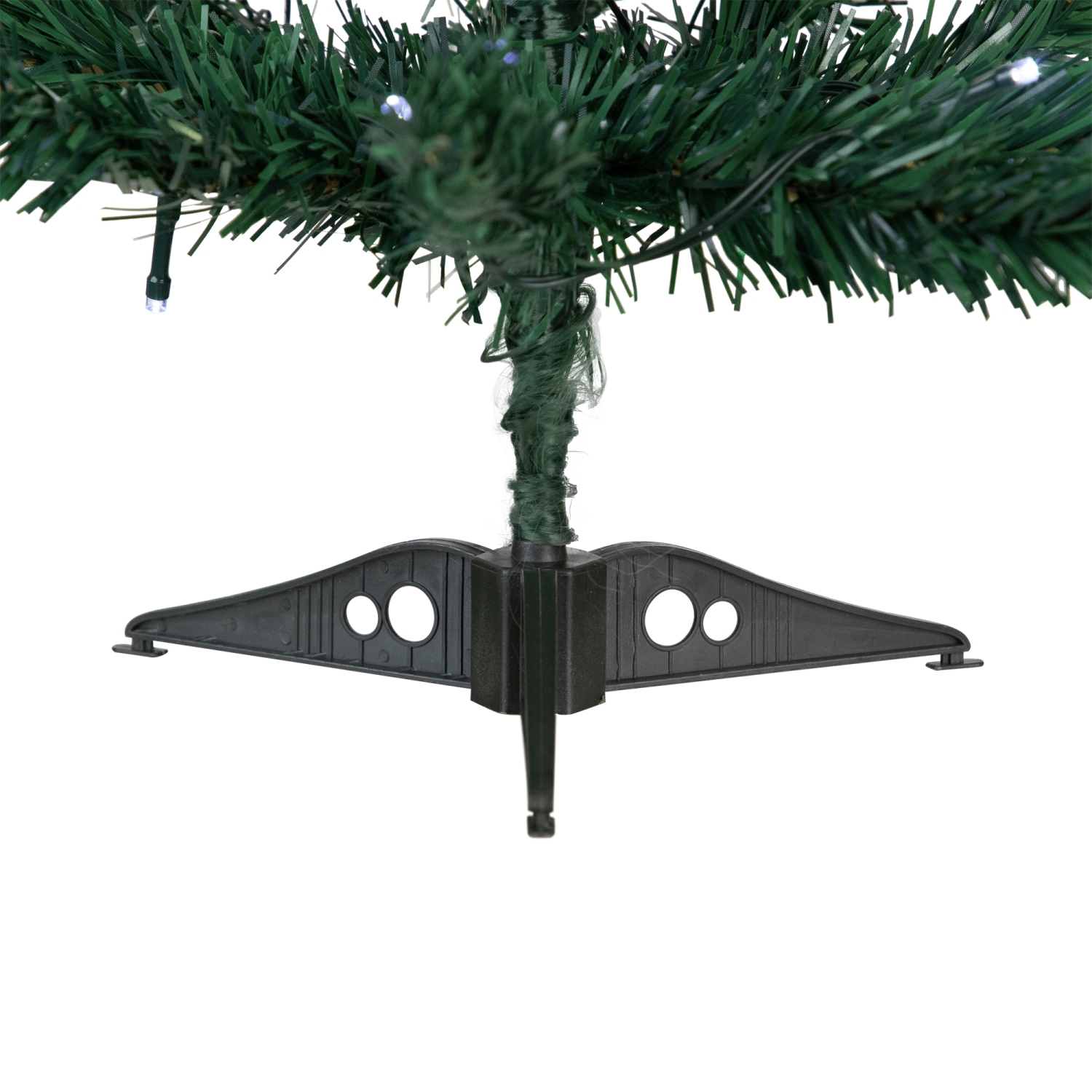 LED Lighted Christmas Tree Outdoor Pathway Markers - 24" - Set of 3