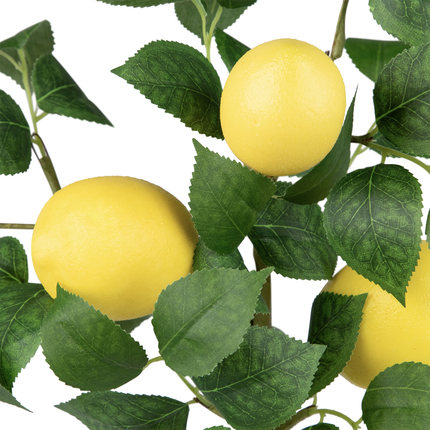 Artificial Potted Mini Lemon Tabletop Tree - 20"