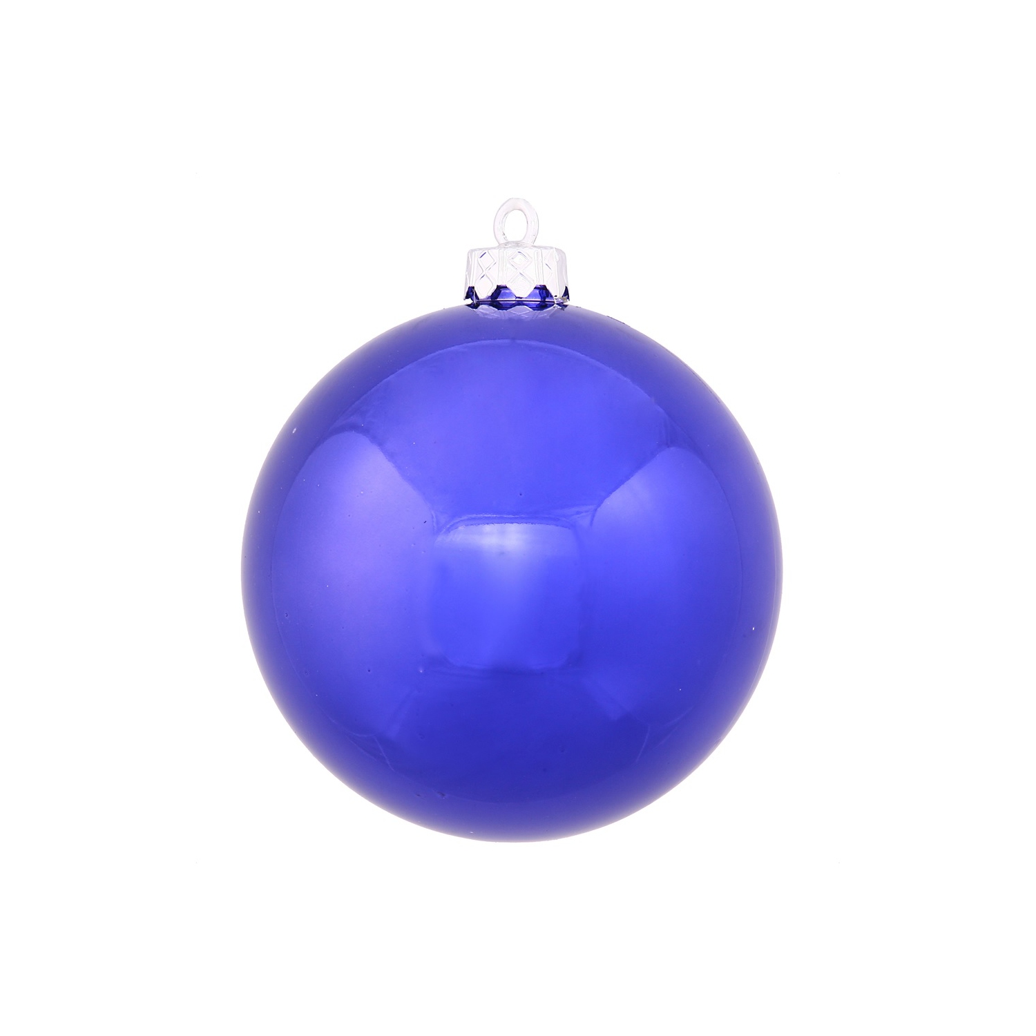 Shiny Shatterproof Christmas Ball Ornament - 2.75" - Cobalt Blue