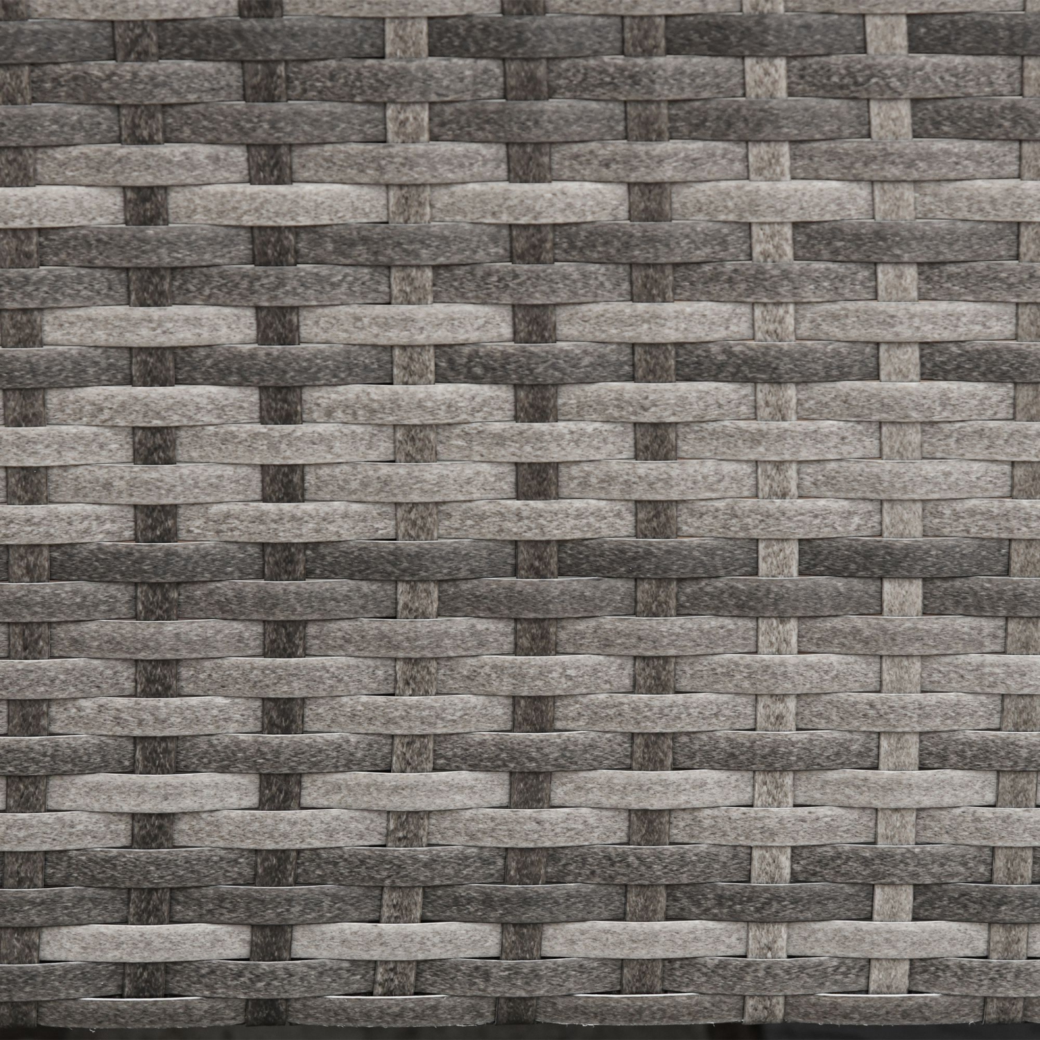 Outsunny 3-Seater Wicker Outdoor Sofa with Cushions and Pillows, PE Rattan Outdoor Couch, Steel Frame Patio Couch Conversation Furniture for Garden