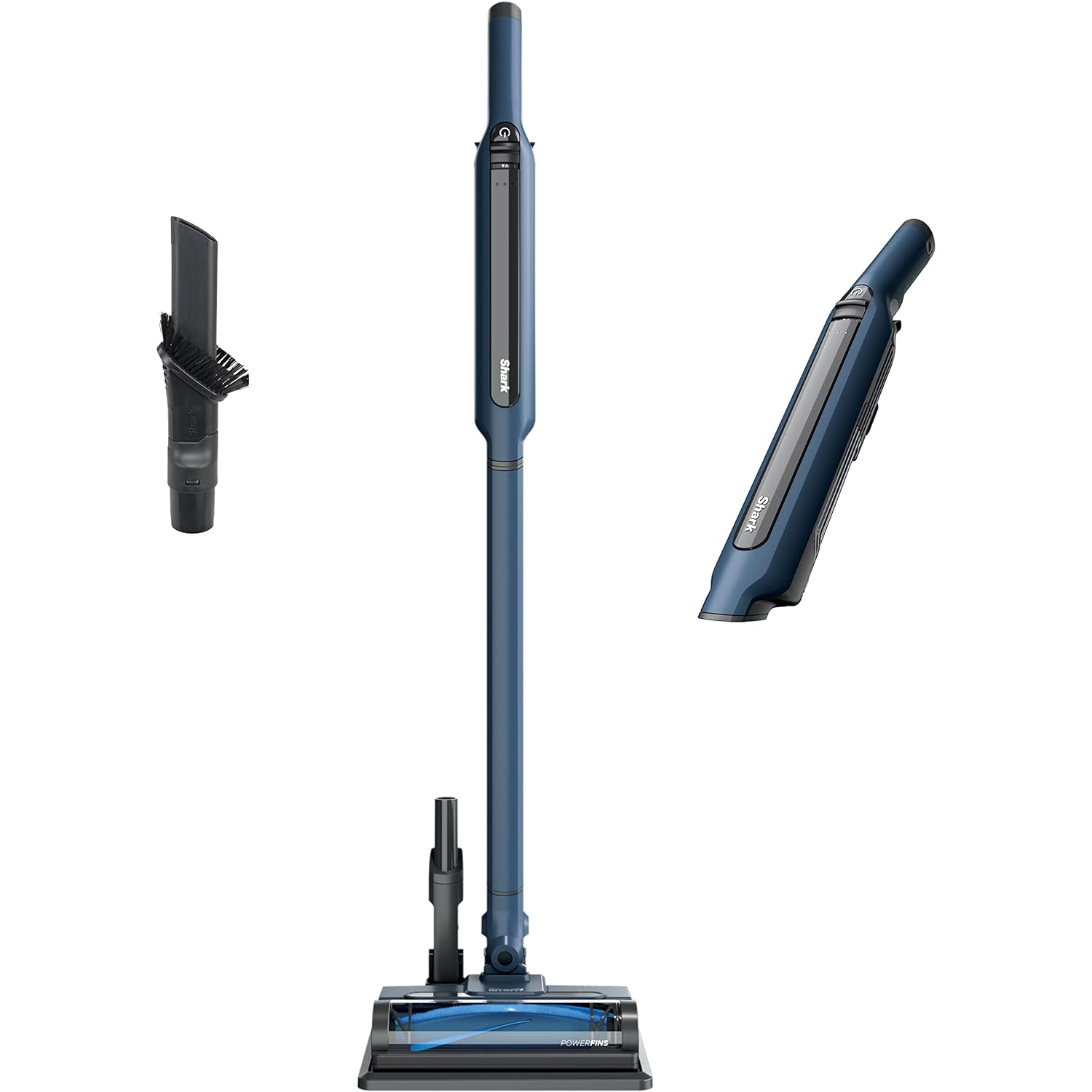 Aspirateur-balai 3-en-1 sans fil puissant et ultraléger WANDVAC de Shark - Bleu denim