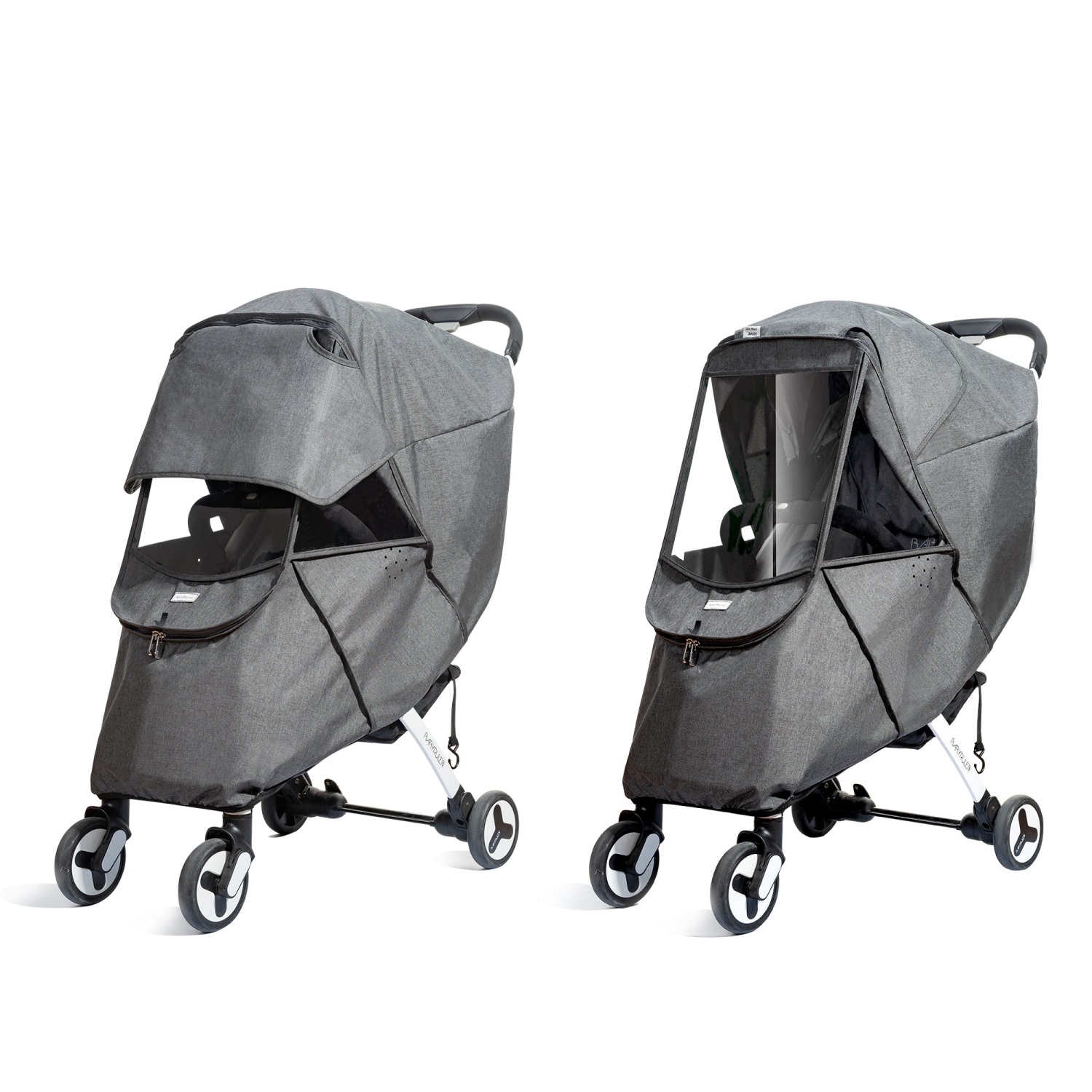 Sunveno Universal Stroller Rain Cover, Grey