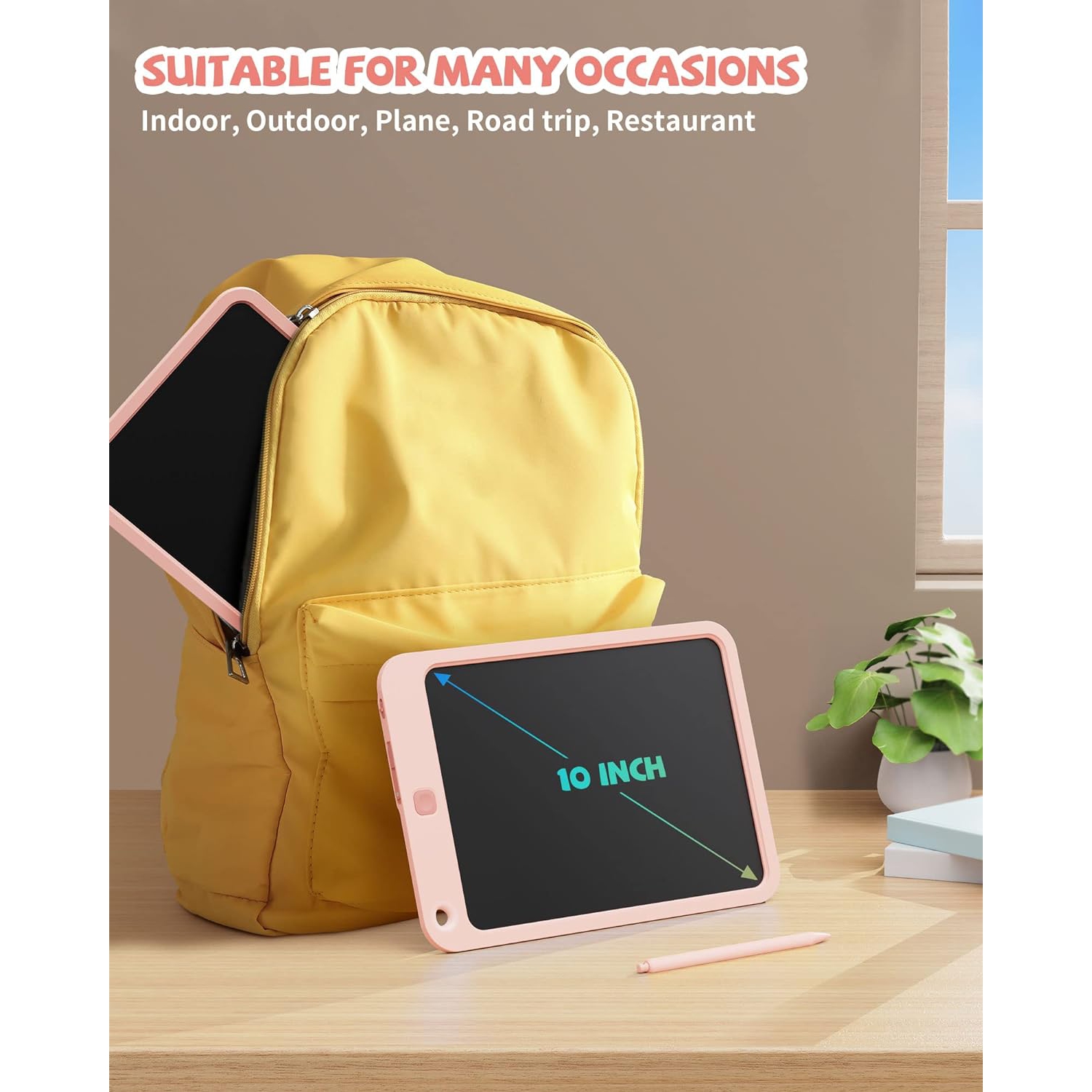 LCD Writing Tablet 10 inch - Toys for 2-8 Year Old, Unicorn Doodle Board, Drawing Pad - Unicorn Gifts for Boys, Girls - Birthday Presents for kids