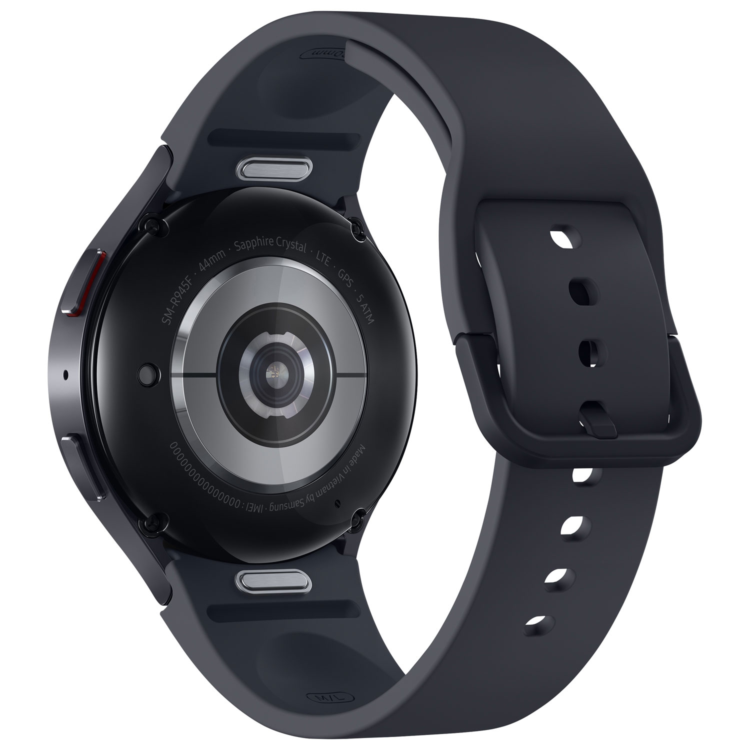 Remis à neuf - montre intelligente 44 mm Galaxy Watch6 (GPS) de Samsung avec moniteur de fréquence cardiaque - Graphite