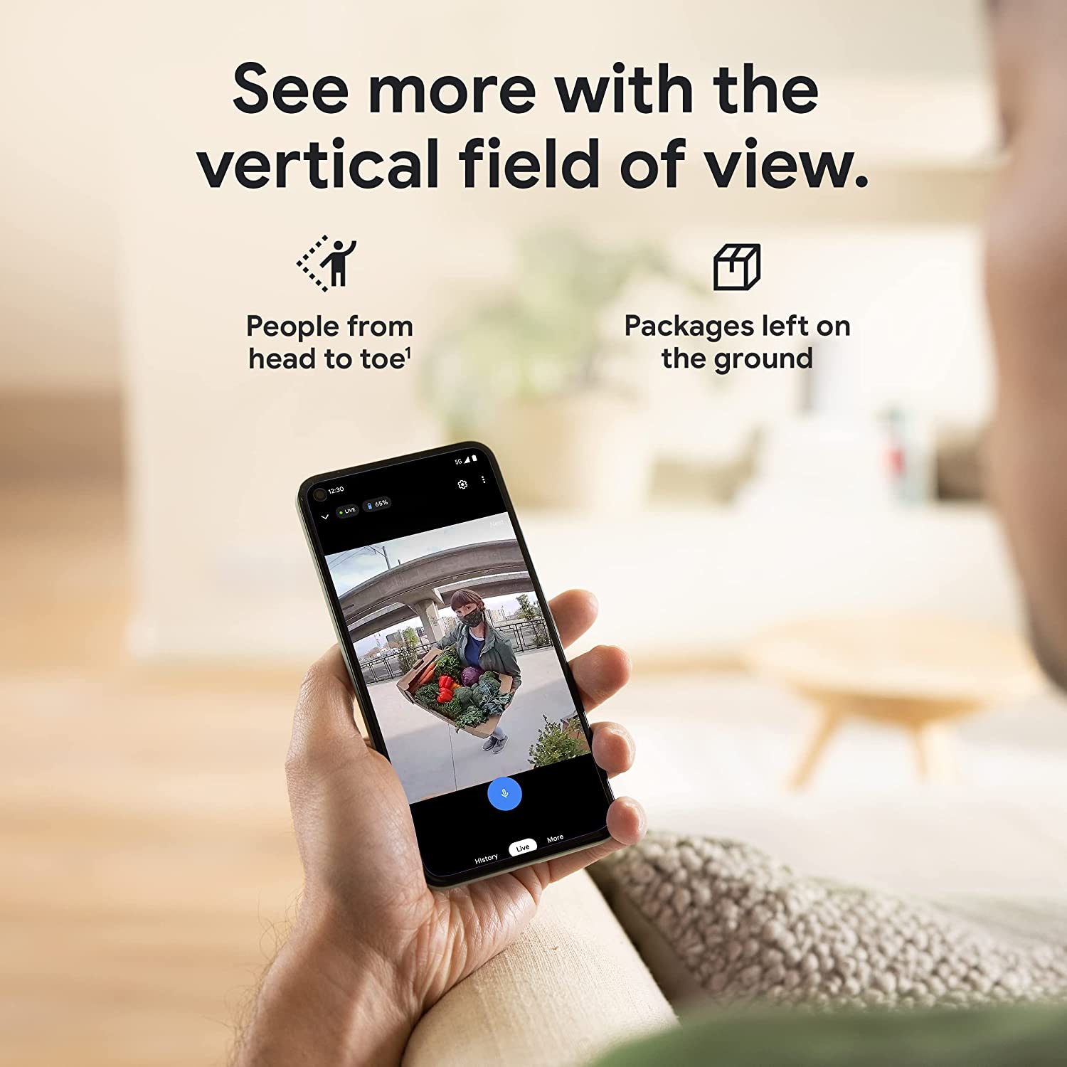 Google Nest Video Doorbell - Battery-Powered - White