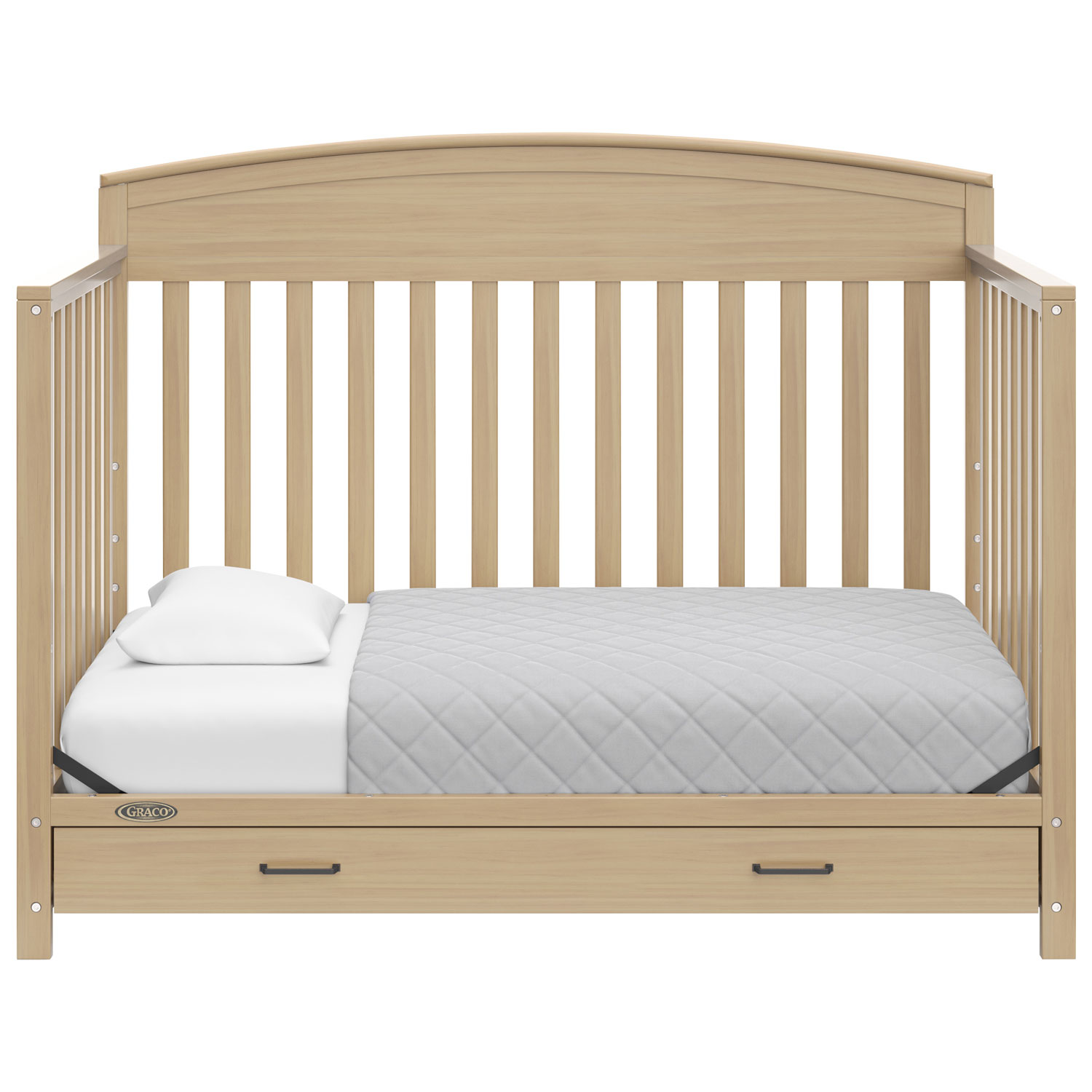 Graco Benton 5-in-1 Convertible Crib with Drawer - Driftwood