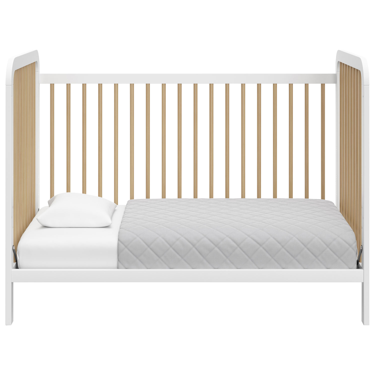 Lit de bébé transformable 3-en-1 Pasadena de Storkcraft - Blanc/Bois flotté