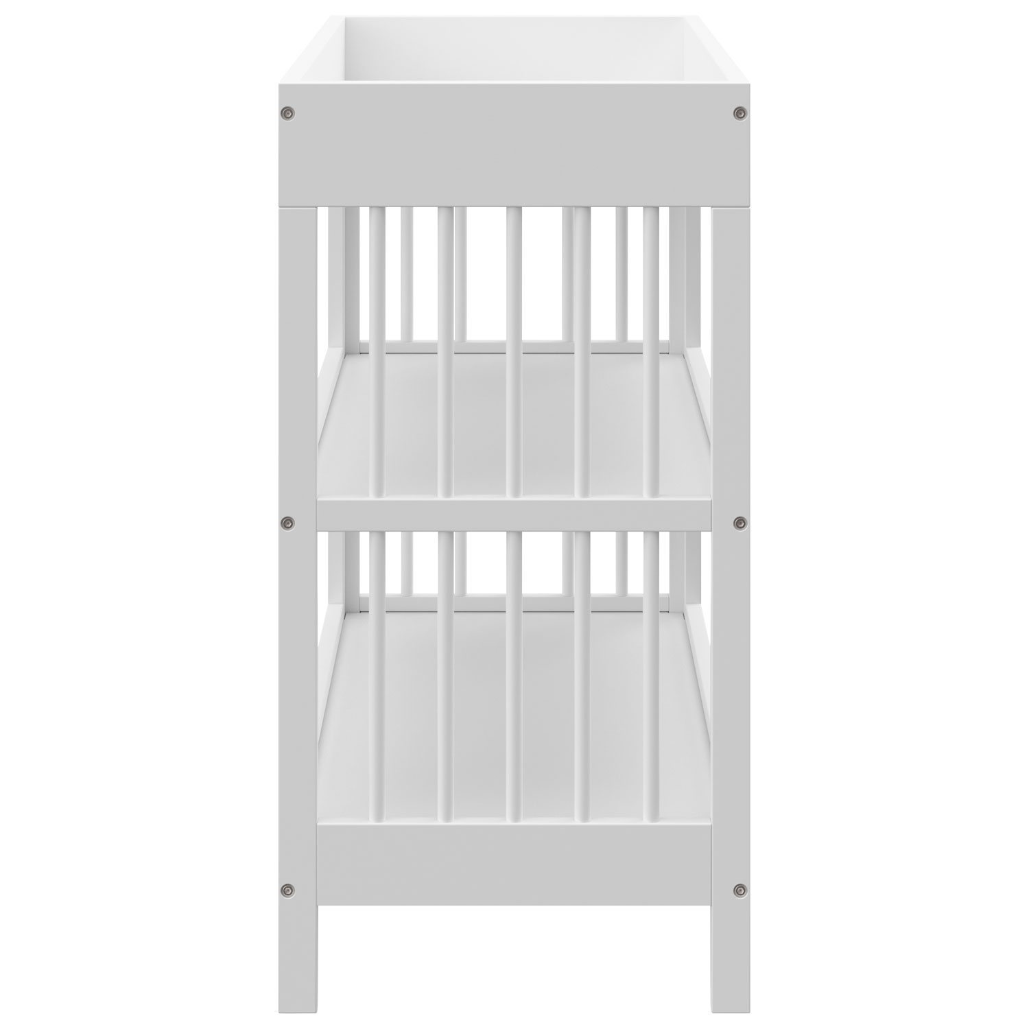 Table à langer à 2 tablettes Teddi de Graco avec coussin à langer - Blanc