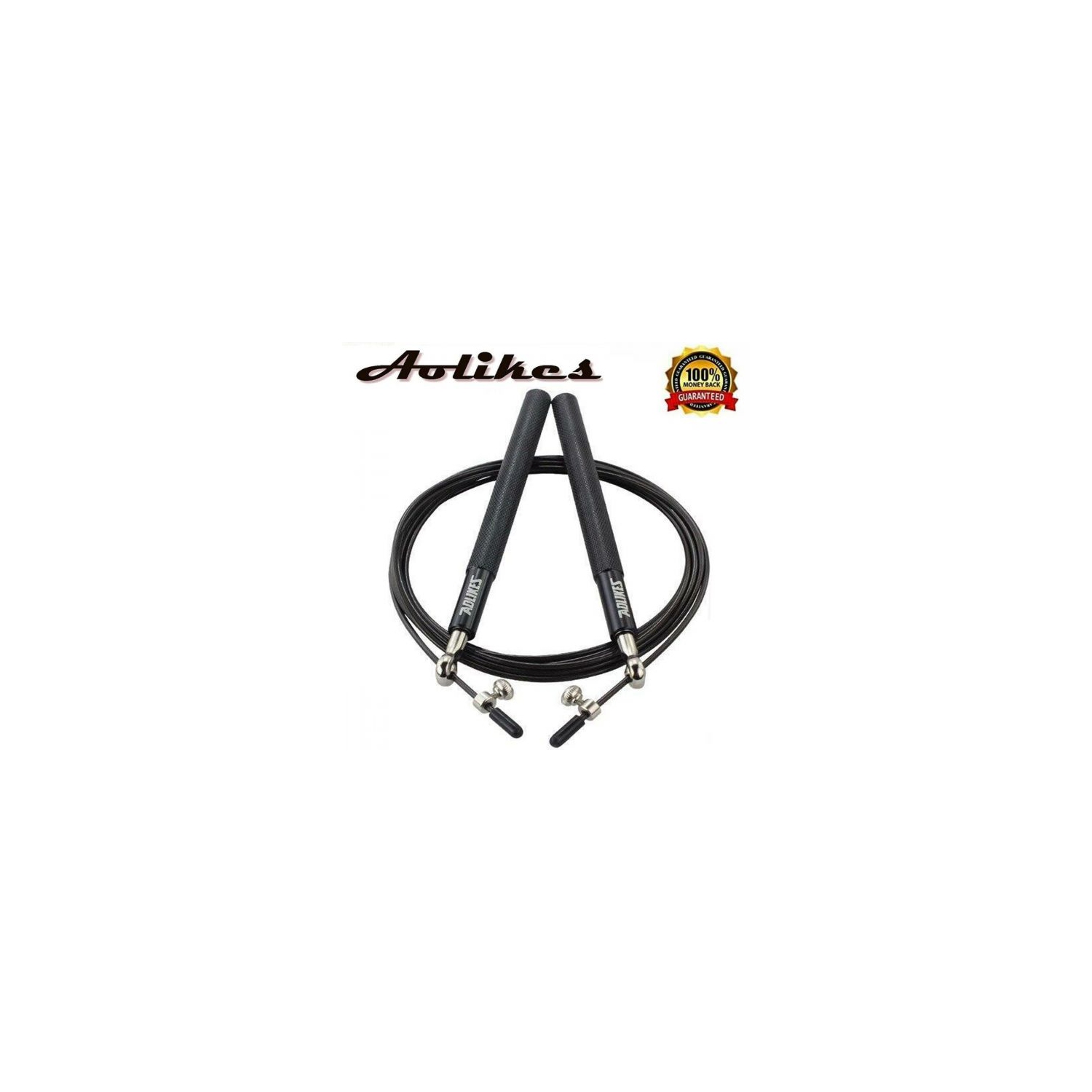 Tali Skipping Jump Rope Aluminium handle , Premium Steel Wire With PU Cover