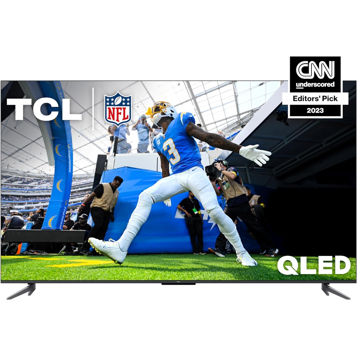 TCL 65-Inch Q6 QLED 4K Smart TV with Google TV (65Q650G-CA, 2023 Model) Dolby Vision, Dolby Atmos, HDR Pro+, Game Accelerator Enhanced Gaming, Voice Remote, Works with Alexa, Strea