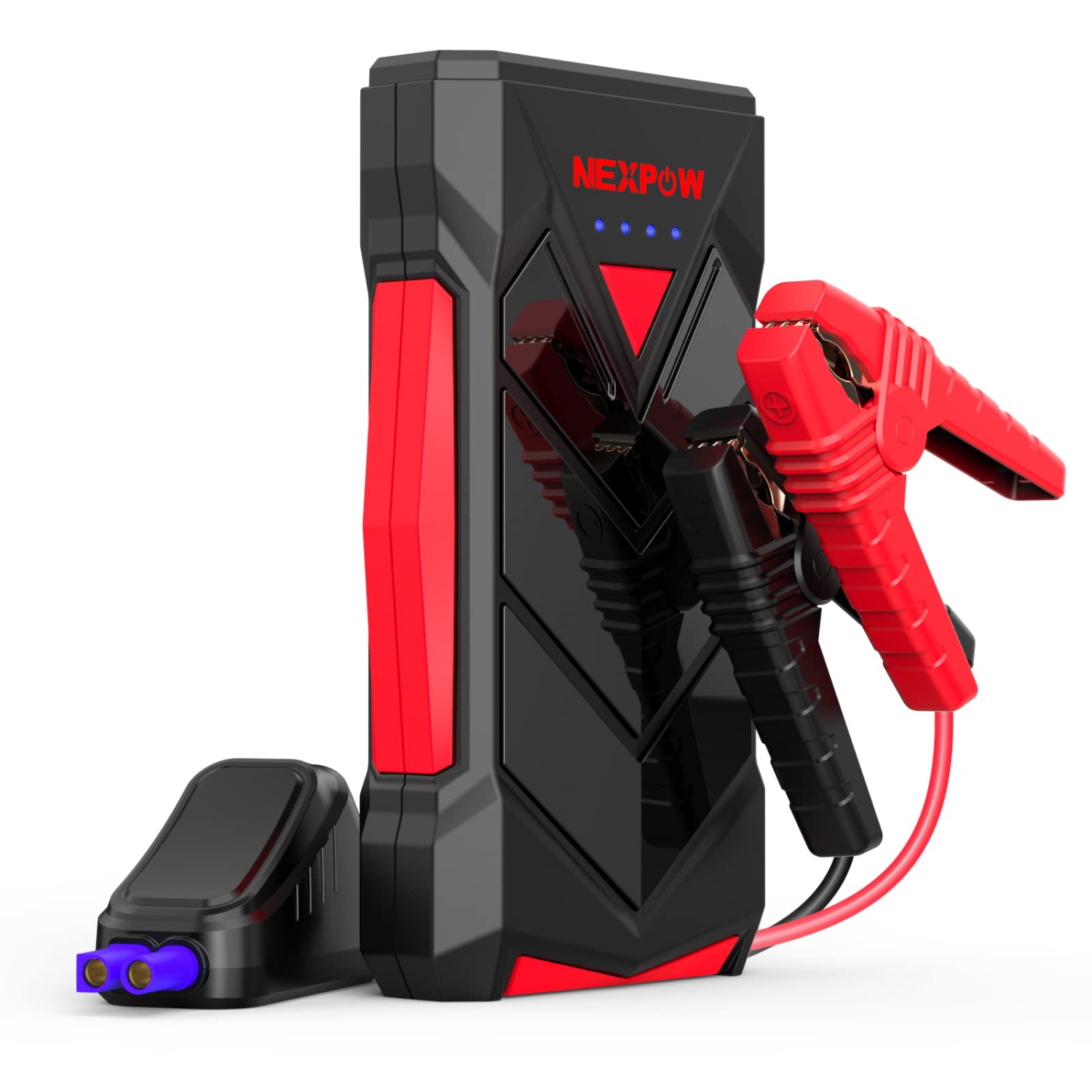 Portable Jump Starter,12V Car Battery Jump Starter Power Pack with USB Quick Charge (Up to 7L Gas or 5.5L Diesel Engine) Battery Booster with Built-in LED Light