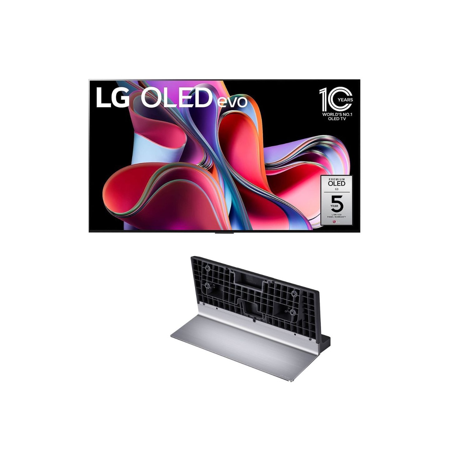 LG OLED 65" TV with G3 Pedestal Stand [SR-G3WU55 & OLED65G3PUA]