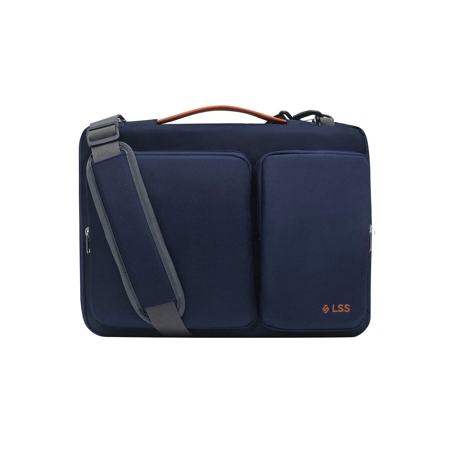 LSS Laptop Bag for Men/Women - Cool, Stylish & Durable Shoulder Sleeve Bag for 12"-12.9" Laptops - Includes Slip Resistant Shoulder Strap - Blue