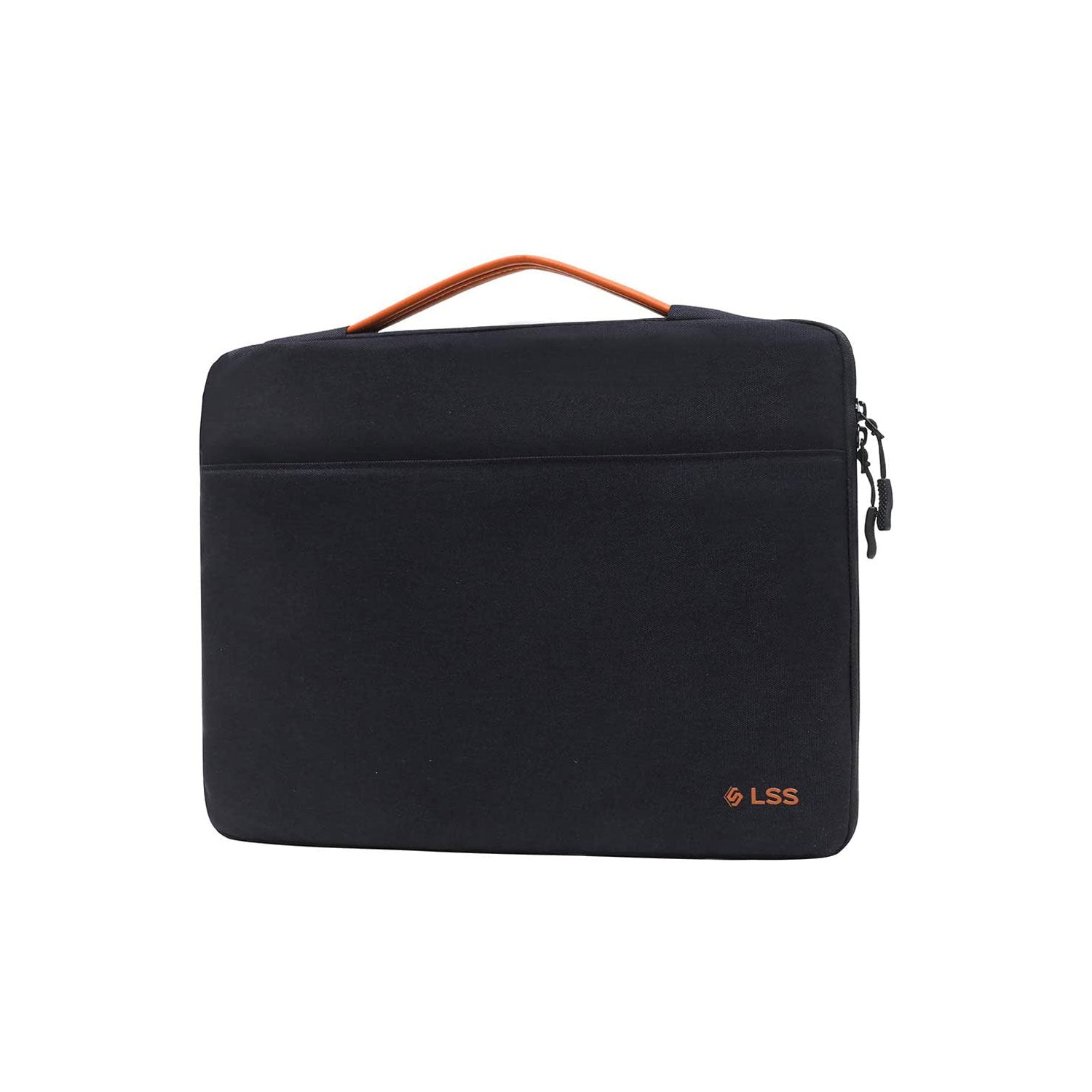 LSS Protective Laptop Sleeve Case with PU Leather Handle for Men/Women - Stylish & Durable Sleeve for 12"-12.9" Laptops, Cool Laptop Sleeve - Black