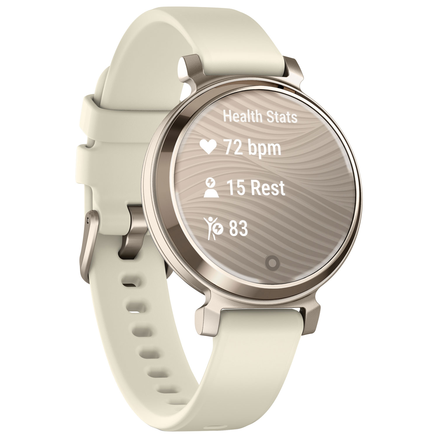 Montre intelligente Bluetooth de 30,4 mm Lily 2 de Garmin - Noix de coco
