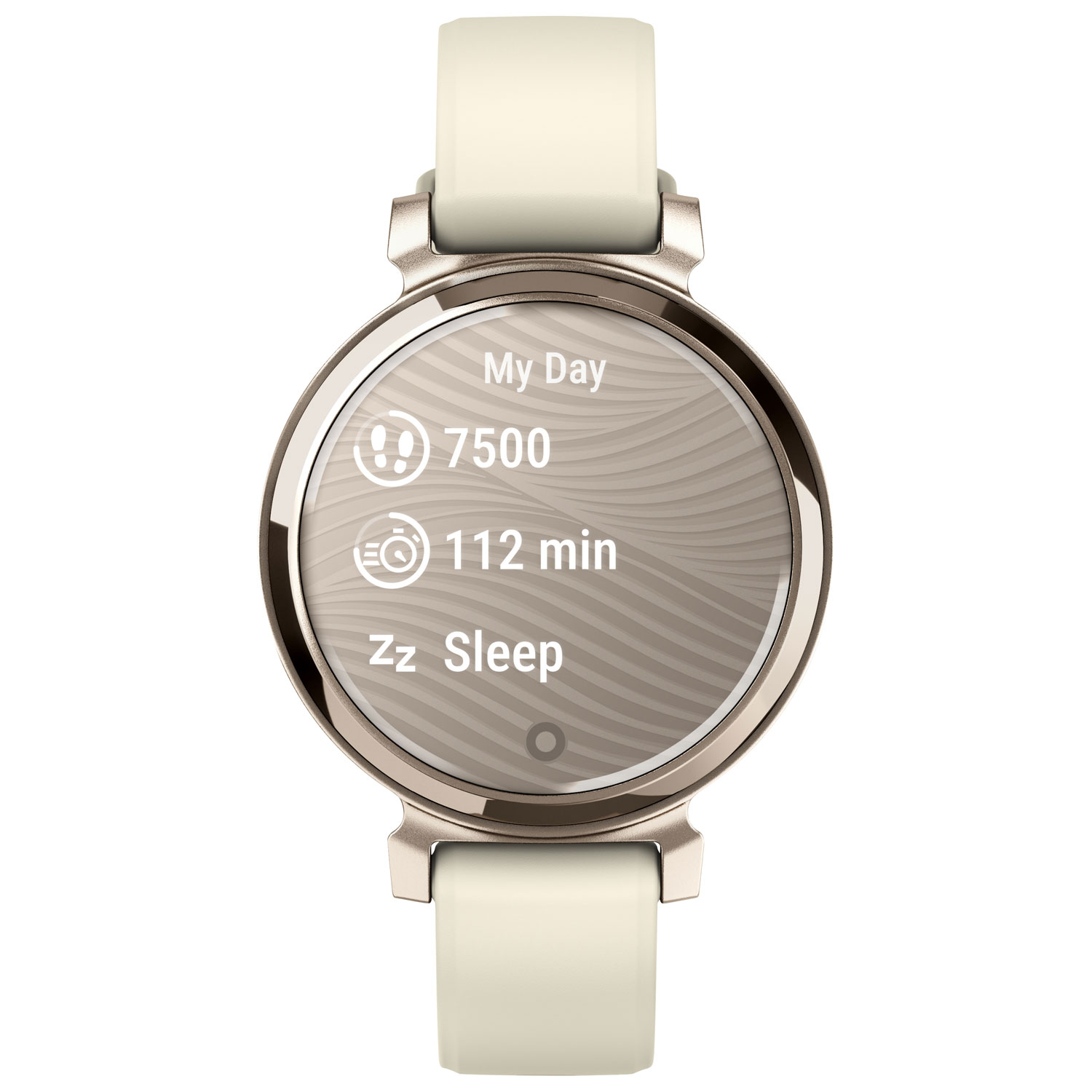 Montre intelligente Bluetooth de 30,4 mm Lily 2 de Garmin - Noix de coco