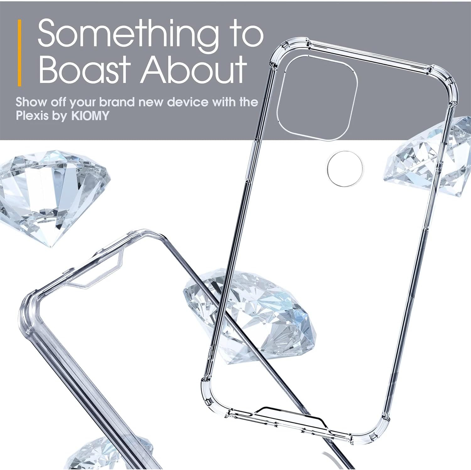 Google Pixel 8 Pro Case, Silicone Soft TPU Bumper and Transparent Hard PC Case Anti-Scratch Shockproof Camera Protective Slim Lightweight Cover