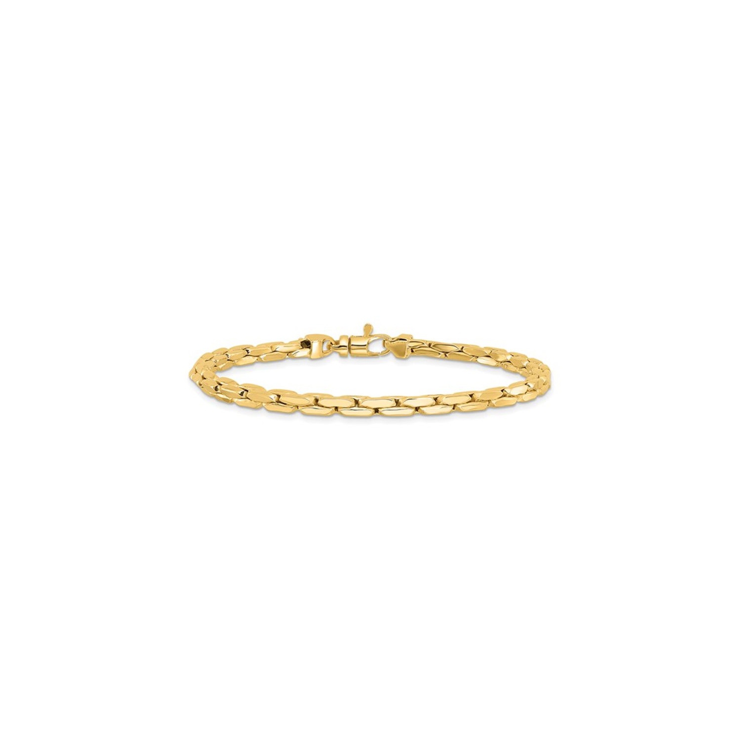 Bracelet homme à maille fantaisie, or jaune 14K K
