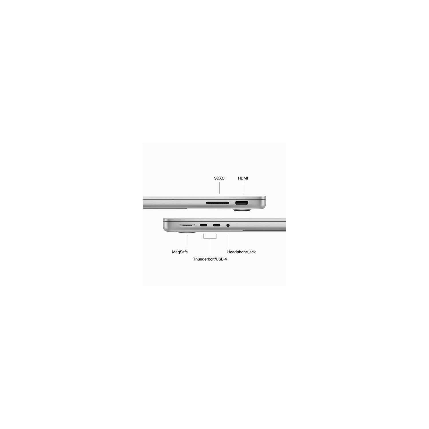 MacBook Pro 14,2 po Apple - Argenté (M3 Apple/SSD 512&nbsp;Go/RAM 8&nbsp;Go) - Ang - BO