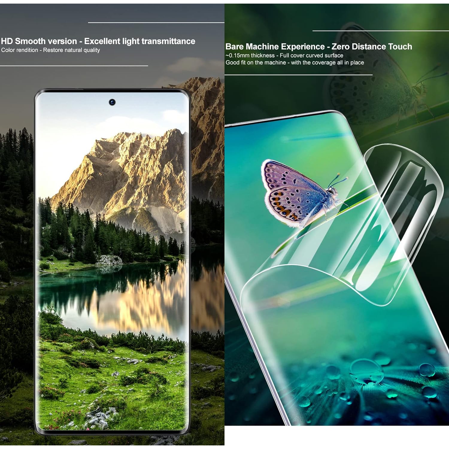 Protecteur d'écran en gel hydrogel 2pcs SuperShield pour Pixel 7a de Google, TPUR souple [Clear HD] film protecteur d'écran (pas pellicule de verre)