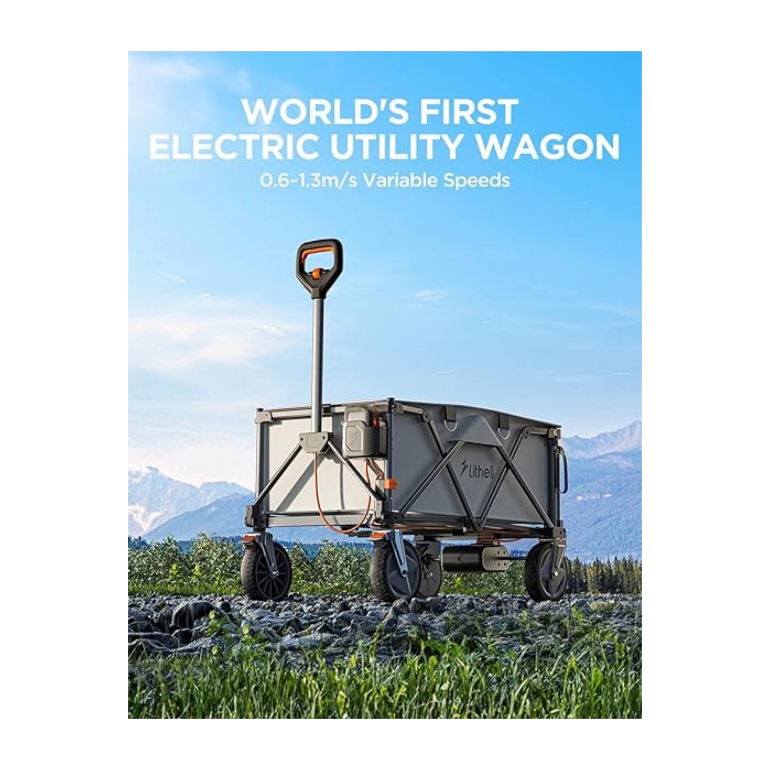 Chariot électrique pliable de Litheli