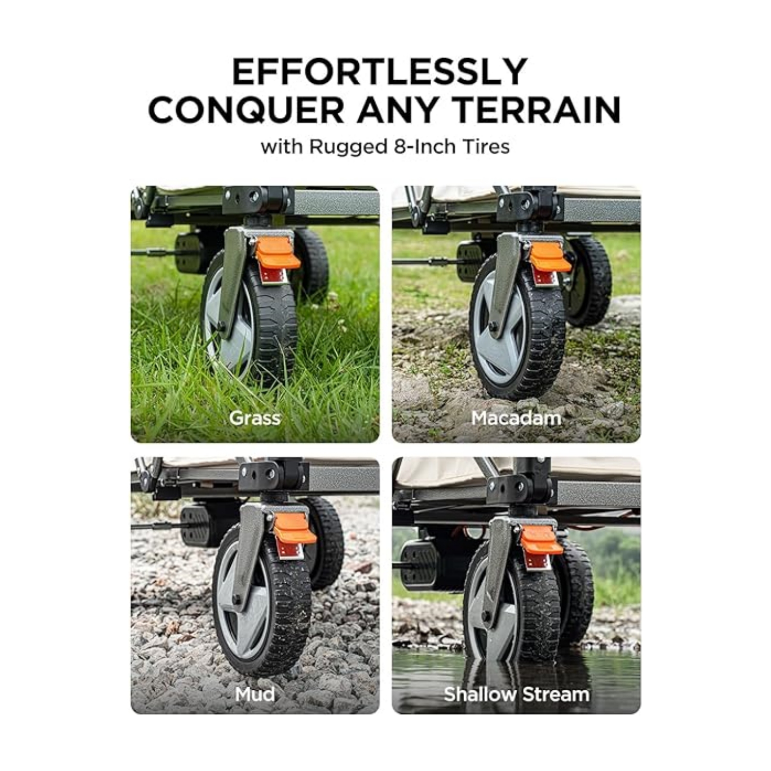 Chariot électrique pliable de Litheli