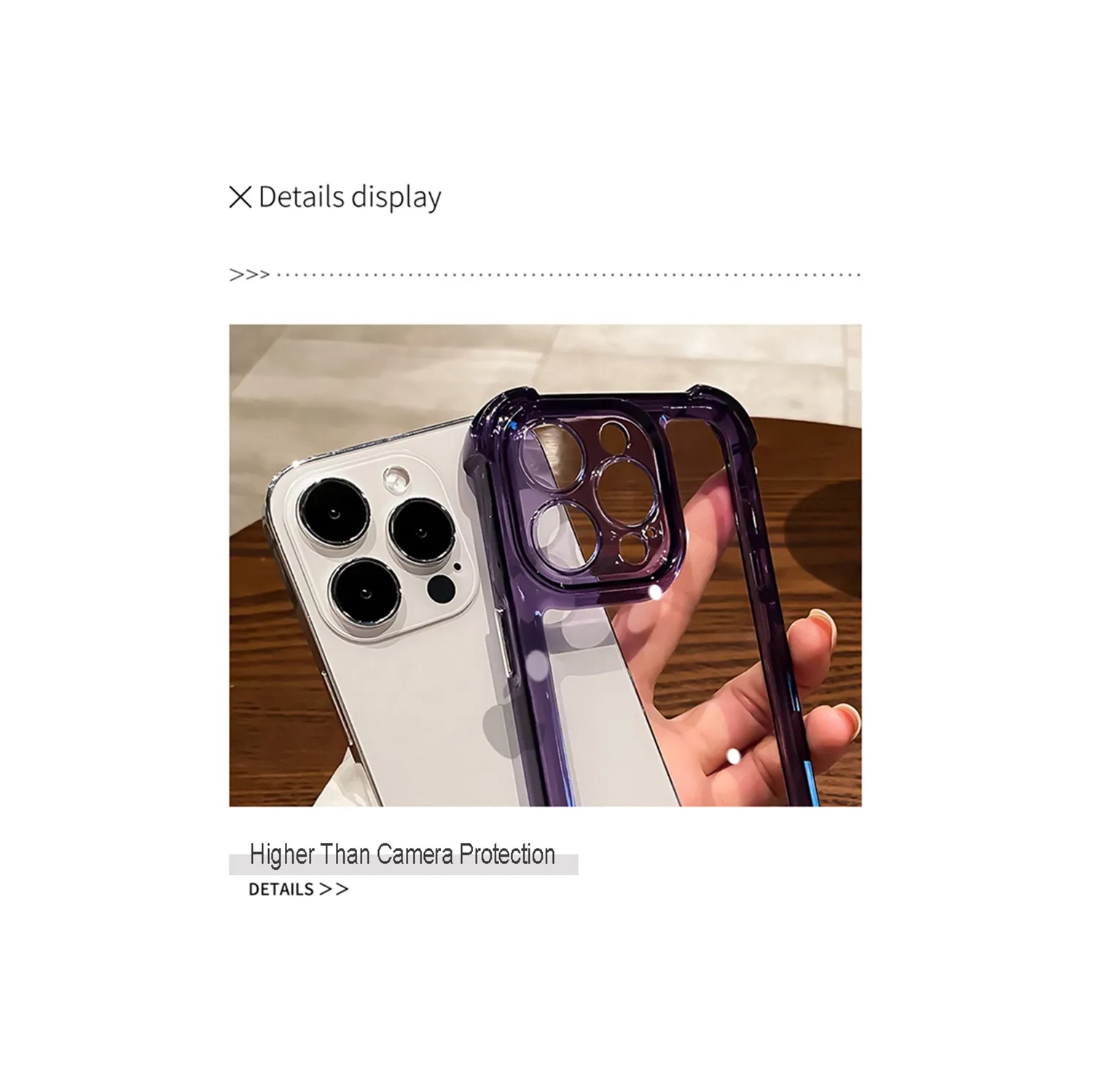 Luxury Noble Shockproof Soft Transparent Case For iPhone 15 Plus Bumper Clear Case Cover - Clear