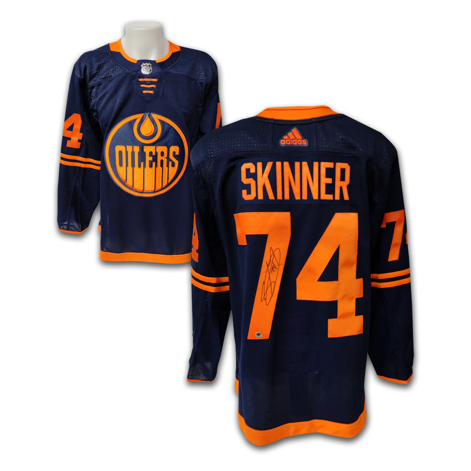 Stuart Skinner Edmonton Oilers Alternate Adidas Jersey