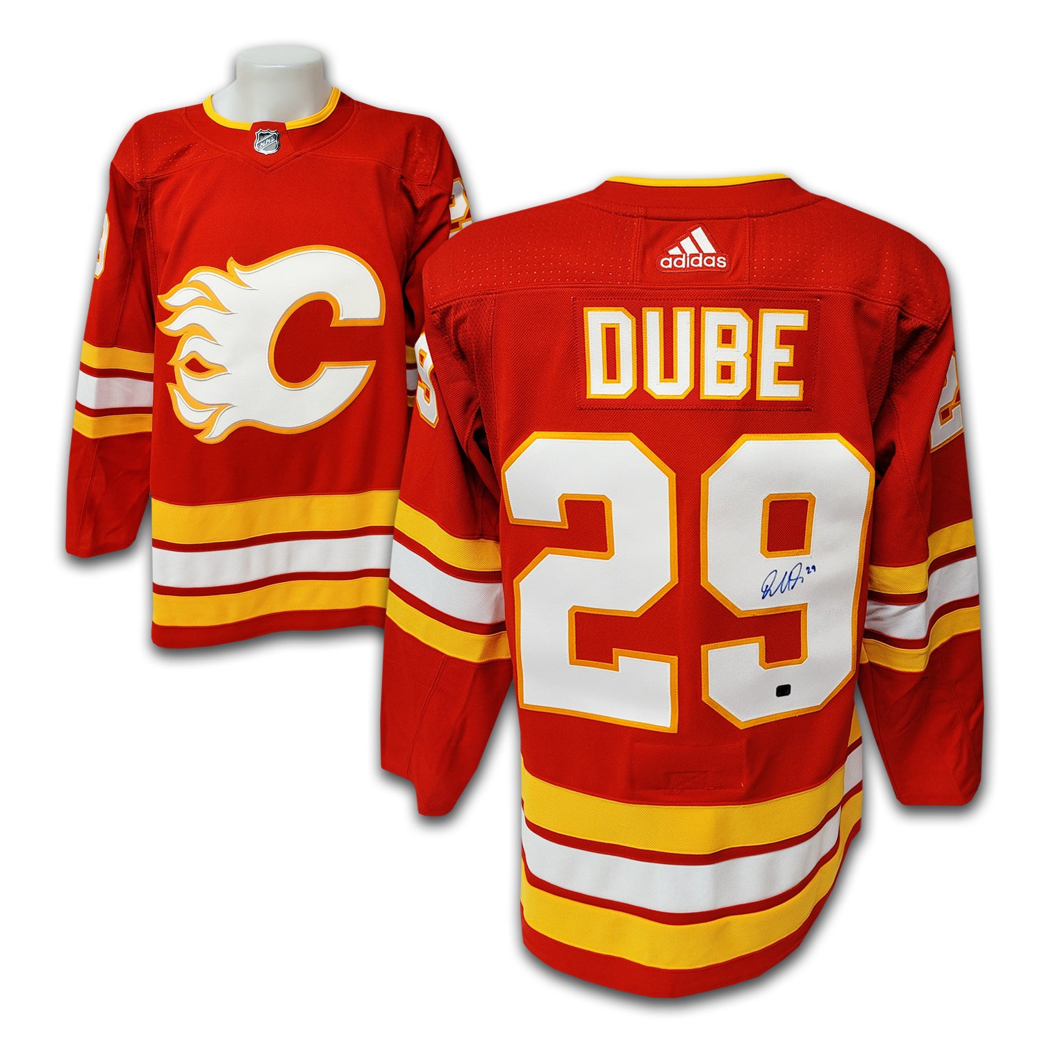 Dillon Dube Calgary Flames Home Adidas Jersey