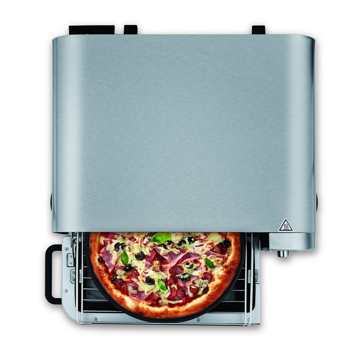 Salton - four à pizza professionnel Pizzadesso, friture à l'air, déshydrateur, capacité de 18 litres, acier inoxydable