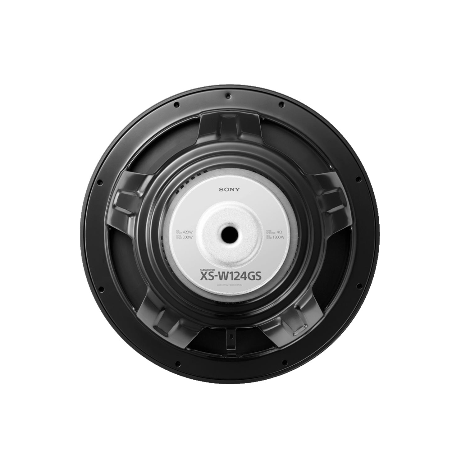 Haut-parleur d'extrêmes graves à composants de 12 po XS-W124GS XS Series de Sony, 4 ohms