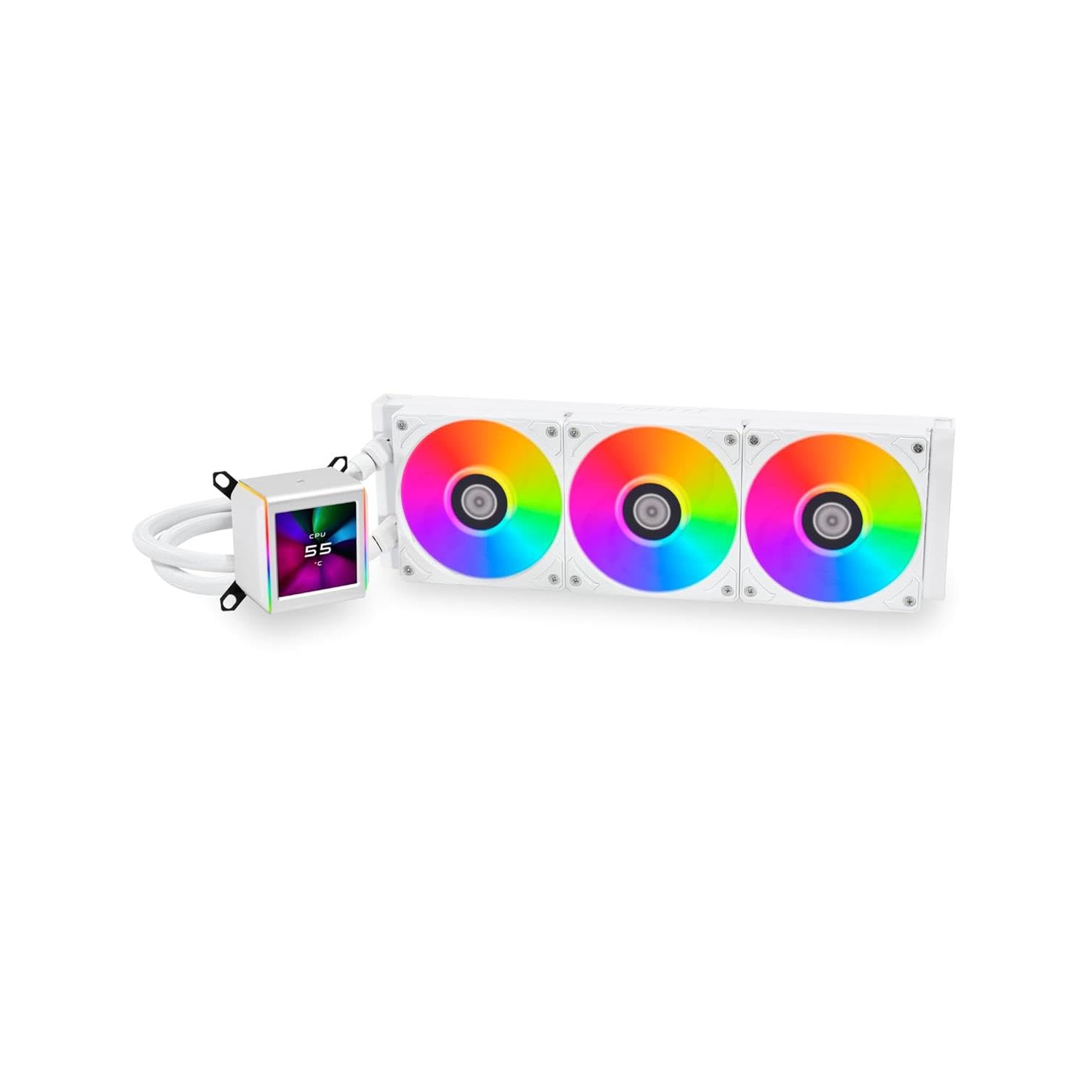 Lian Li Galahad II LCD 360 ARGB AIO White Liquid CPU Cooler