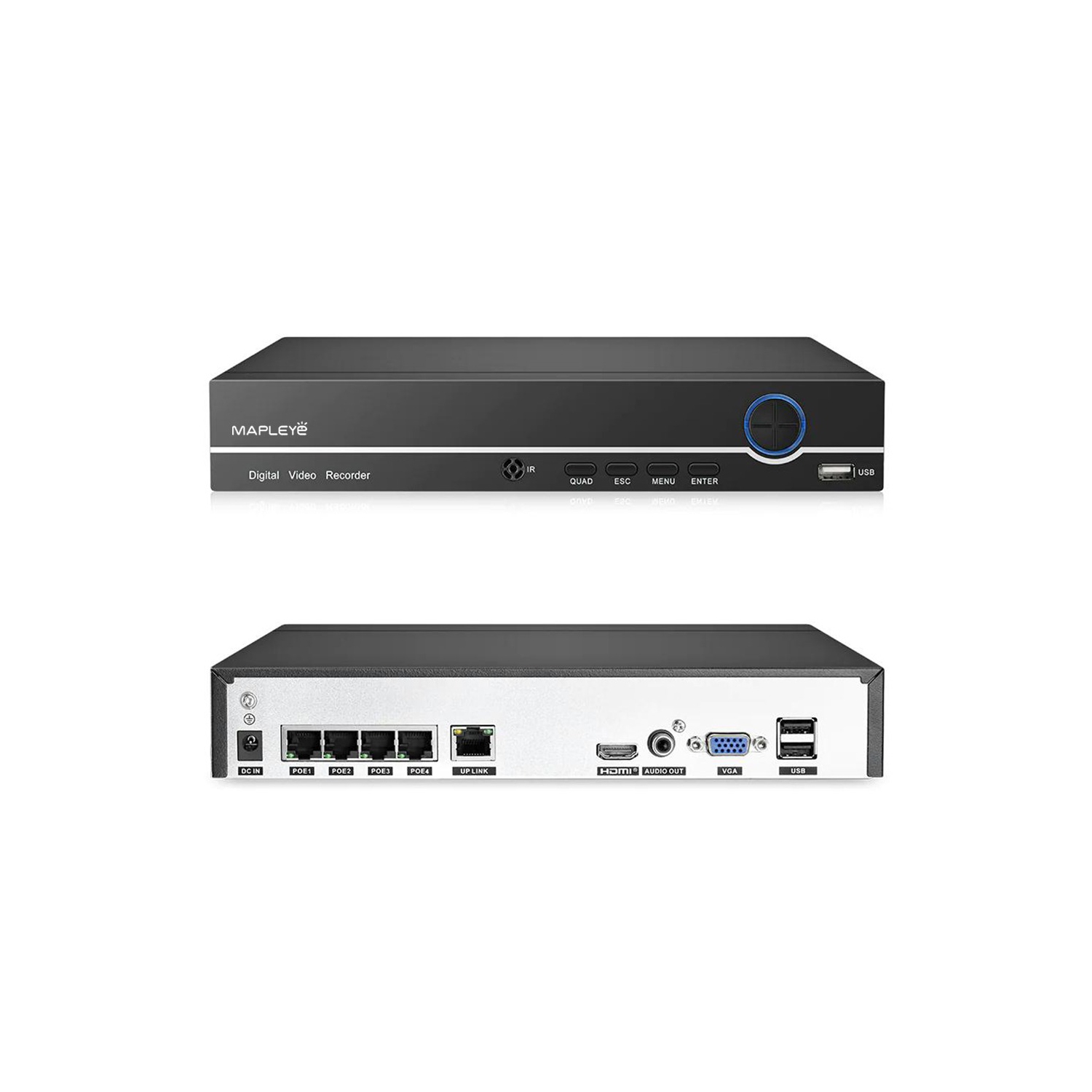 Mapleye 4K 8MP Color Night Vision 4 Security CCTV IP camera Kit