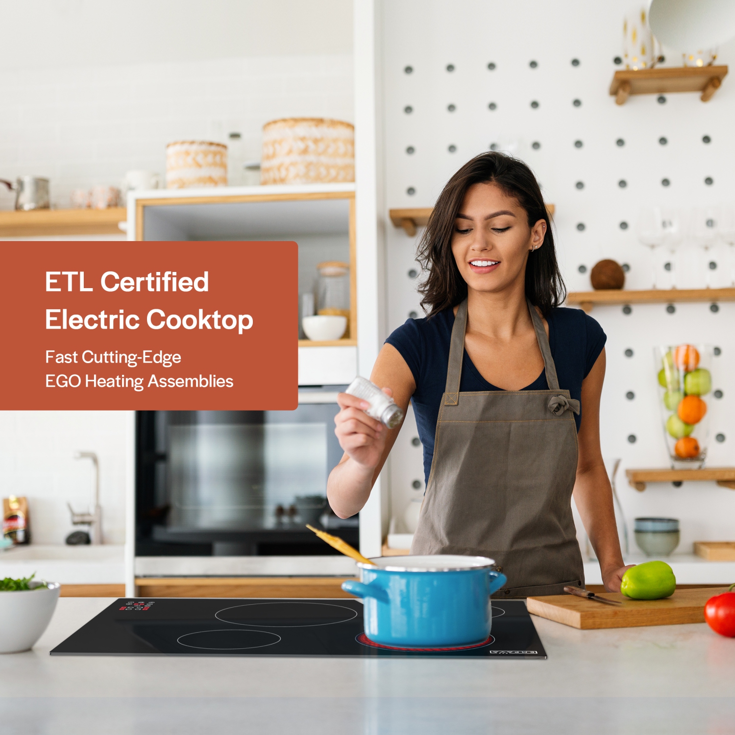 Empava 30 Inch Electric Radiant Cooktop with 4 Burners EMPV-30REC12