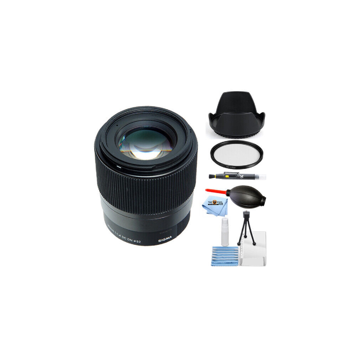 Sigma 30mm f/1.4 DC DN Contemporary Lens for Sony E 302965 - Essential UV Bundle