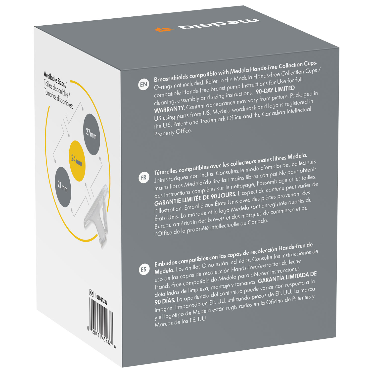 Téterelles mains libres de Medela - 24 mm - Lot de 2