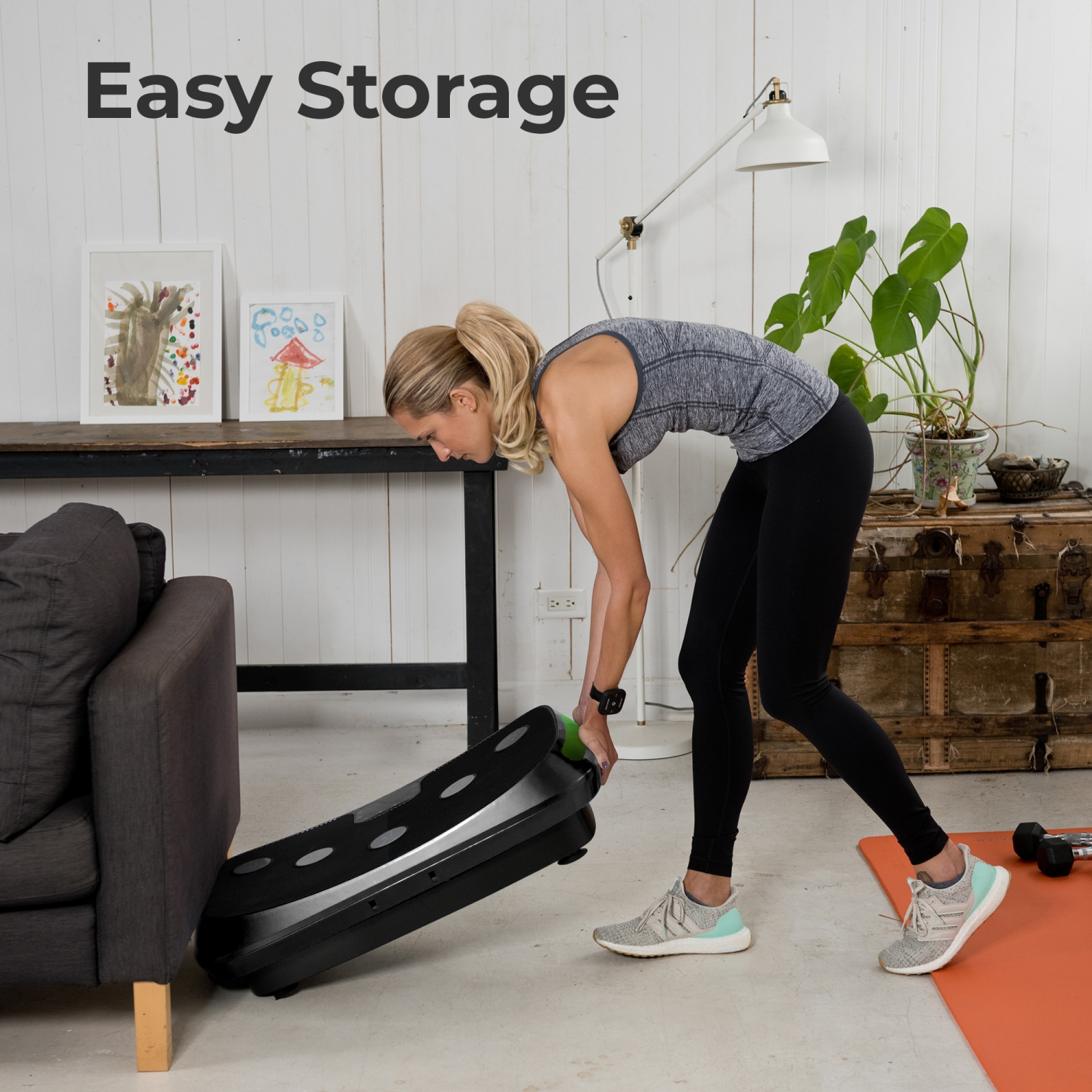 LifePro Rumblex 4D Vibration Plate Exercise Machine – Triple-Motor Oscillation, Linear & Pulsation | Whole-Body Vibrating Plate for Fitness, Weight