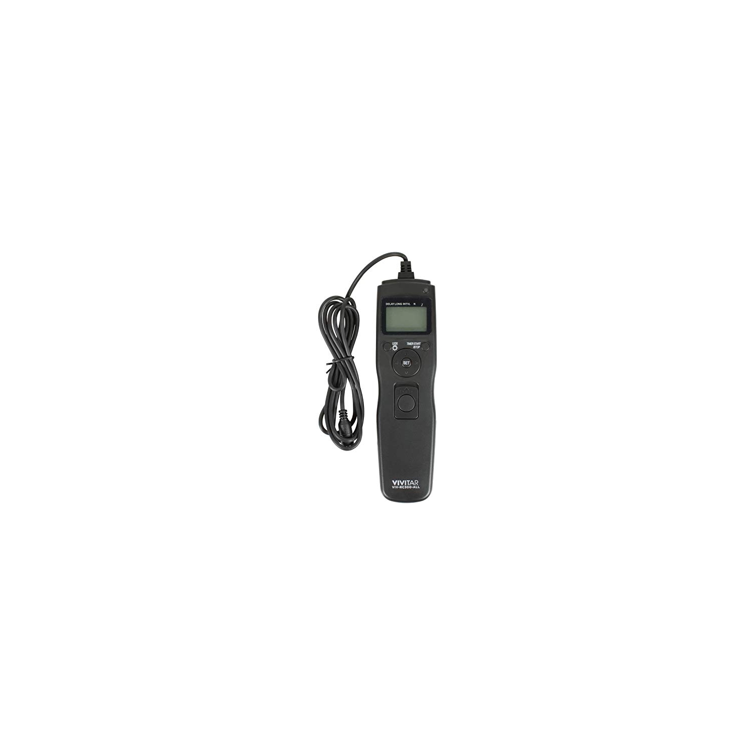 Vivitar Universal LCD Digital Timer Shutter Release Remote Control for Canon, Nikon, Sony & Olympus