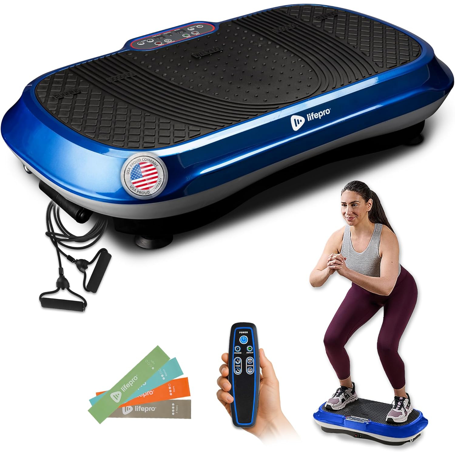 Lifepro Waver Vibration Plate Exercise Machine – Whole Body Vibrating Platform for Weight Loss, Muscle Activation & Lymphatic Drainage – 99 Speed