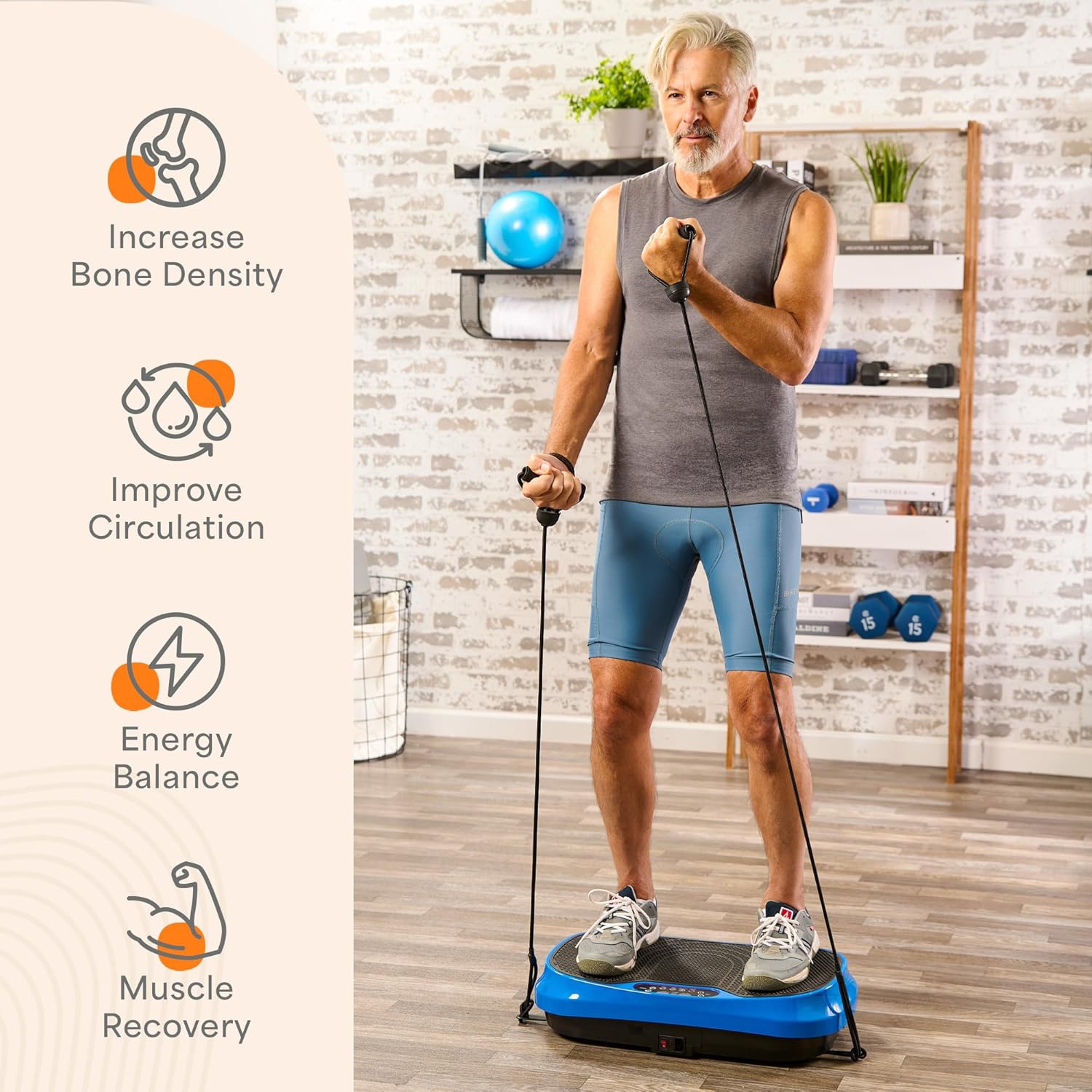 Lifepro Waver Mini Vibration Plate Exercise Machine – Whole Body Vibrating Platform for Weight Loss, Muscle Toning & Lymphatic Drainage – 99 Speeds,
