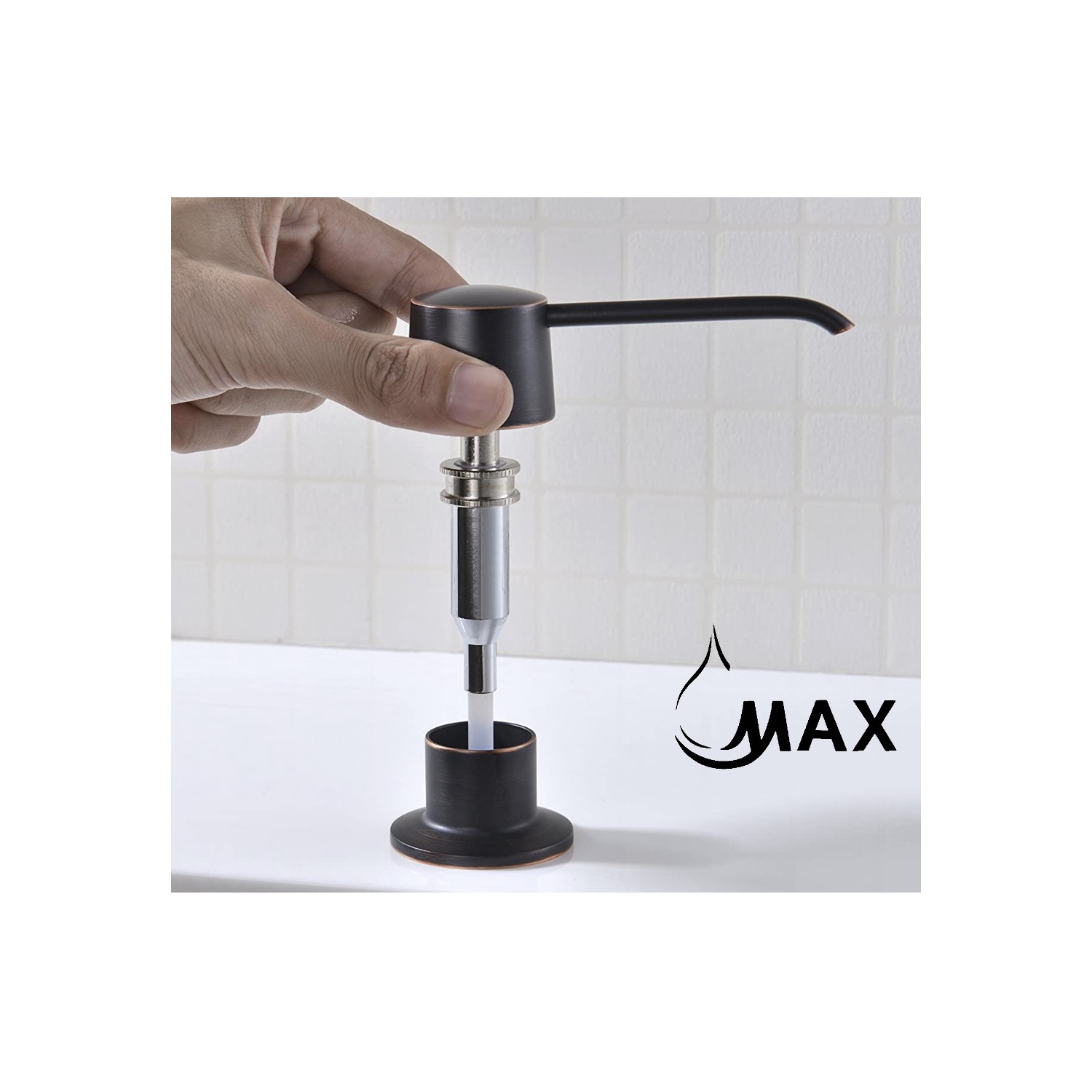 MAX Faucets Soap & Lotion Dispenser Oil Rubbed Bronze Finish