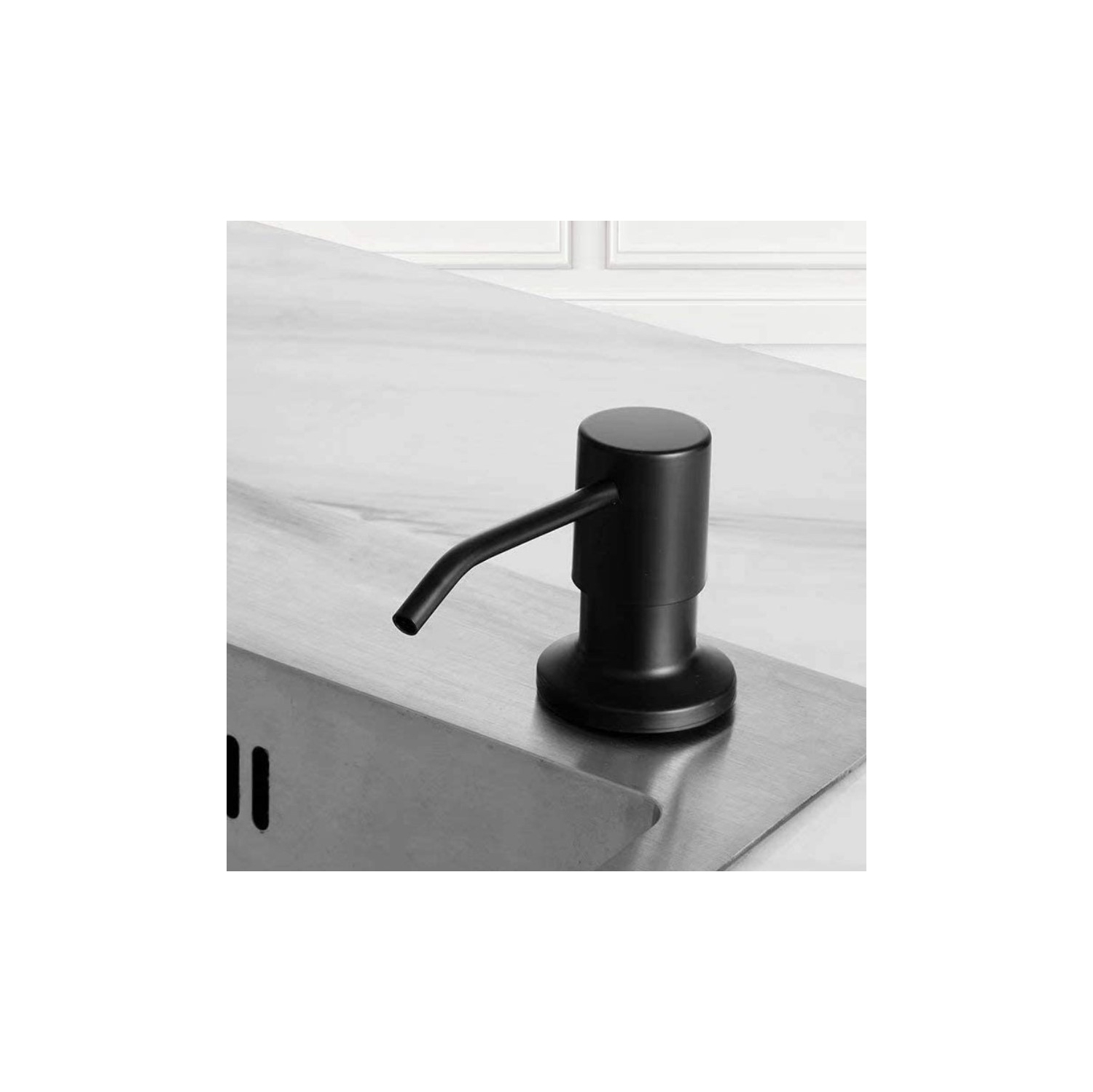 MAX Faucets distributeur de savon fini noir mat
